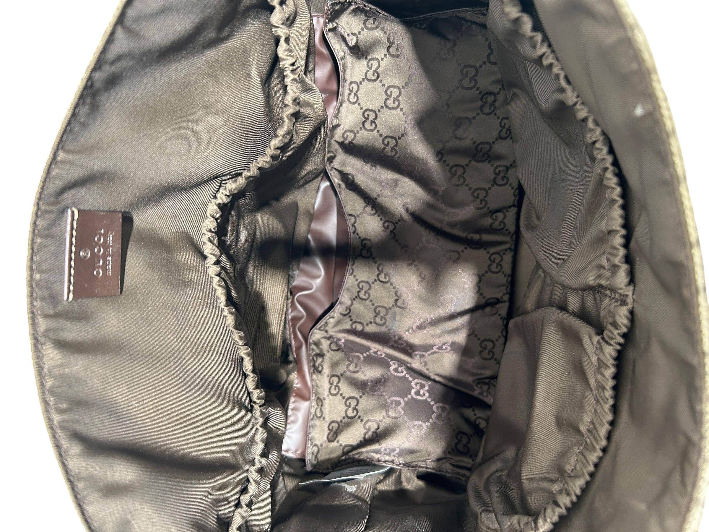 GUCCI/Bag/Monogram/Leather/BRW/SUPREME DIAPER BAG view 4