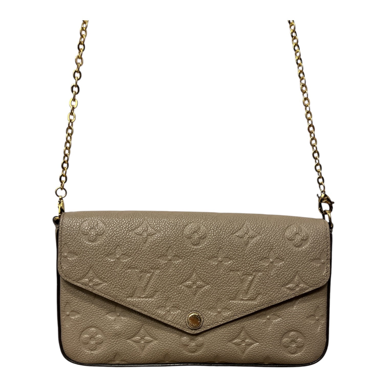LOUIS VUITTON/Pouch/Leather/BEG/pouchette felicie view 3