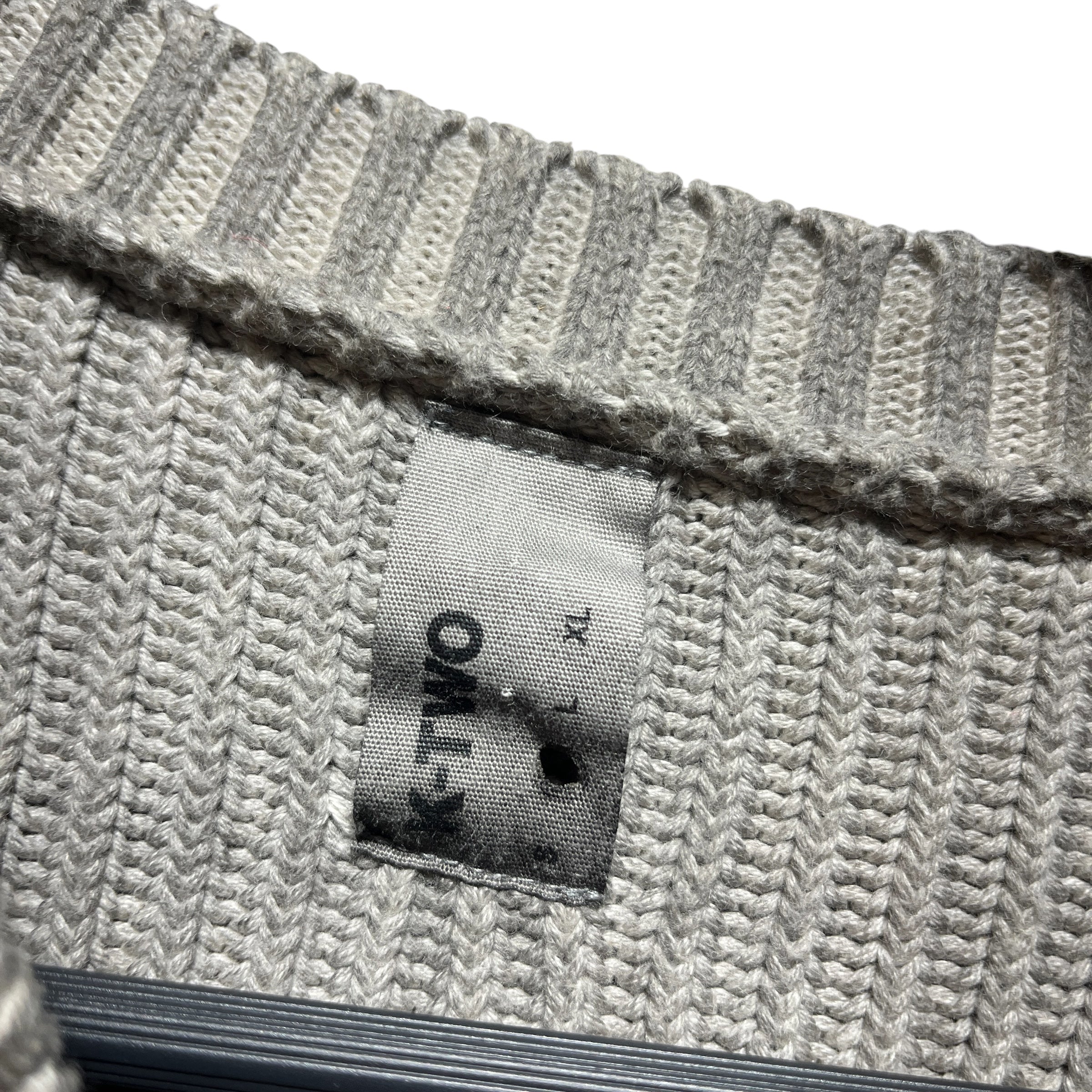 K-TWO STUDIOS/Sweater/M/Cotton/GRY/Dark Grey Knit Crop view 5