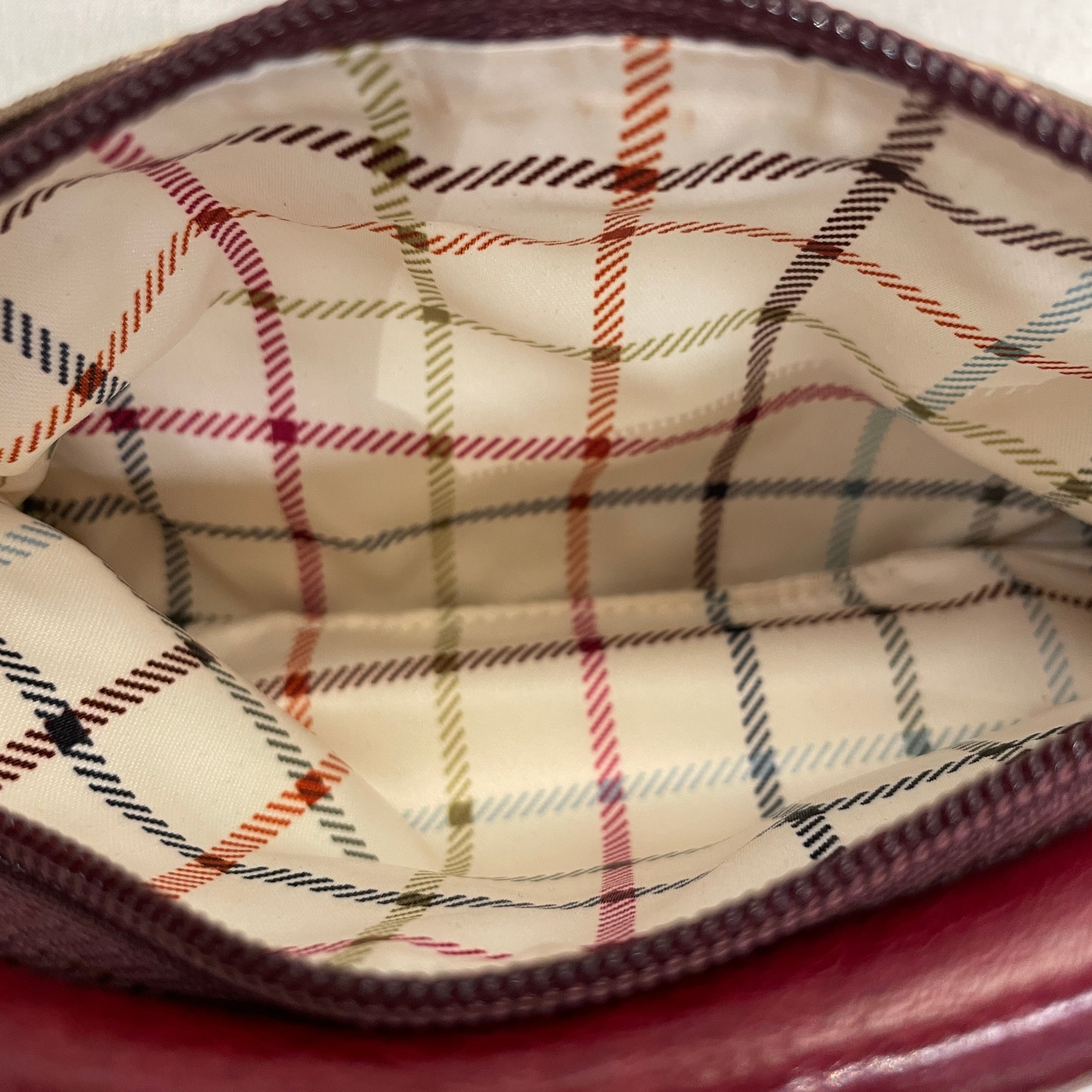 COACH/Hand Bag/Monogram/Cotton/BEG/Bleecker Legacy Wristlet view 5