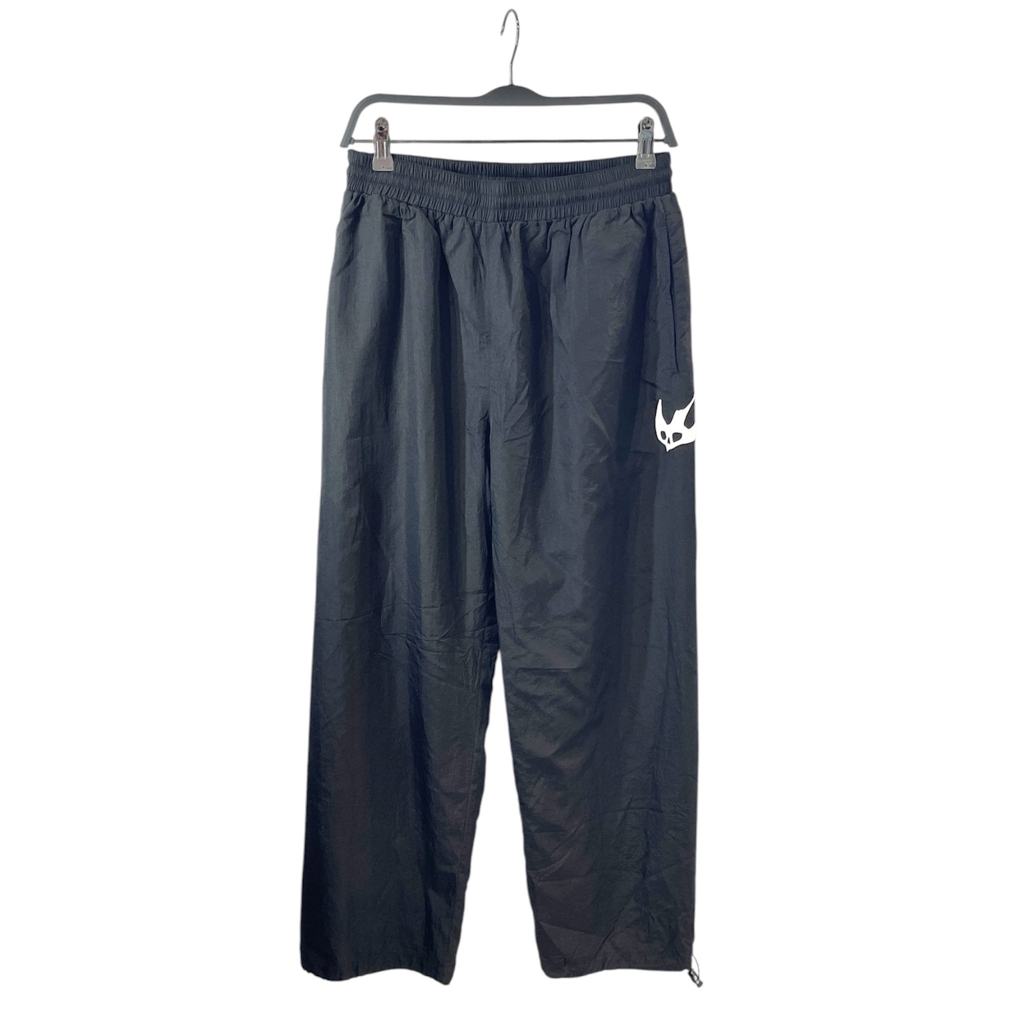 McQ Alexander McQueen/Pants/L/Polyester/BLK/Joggers/SWALLOW SKULL LOGO view 1