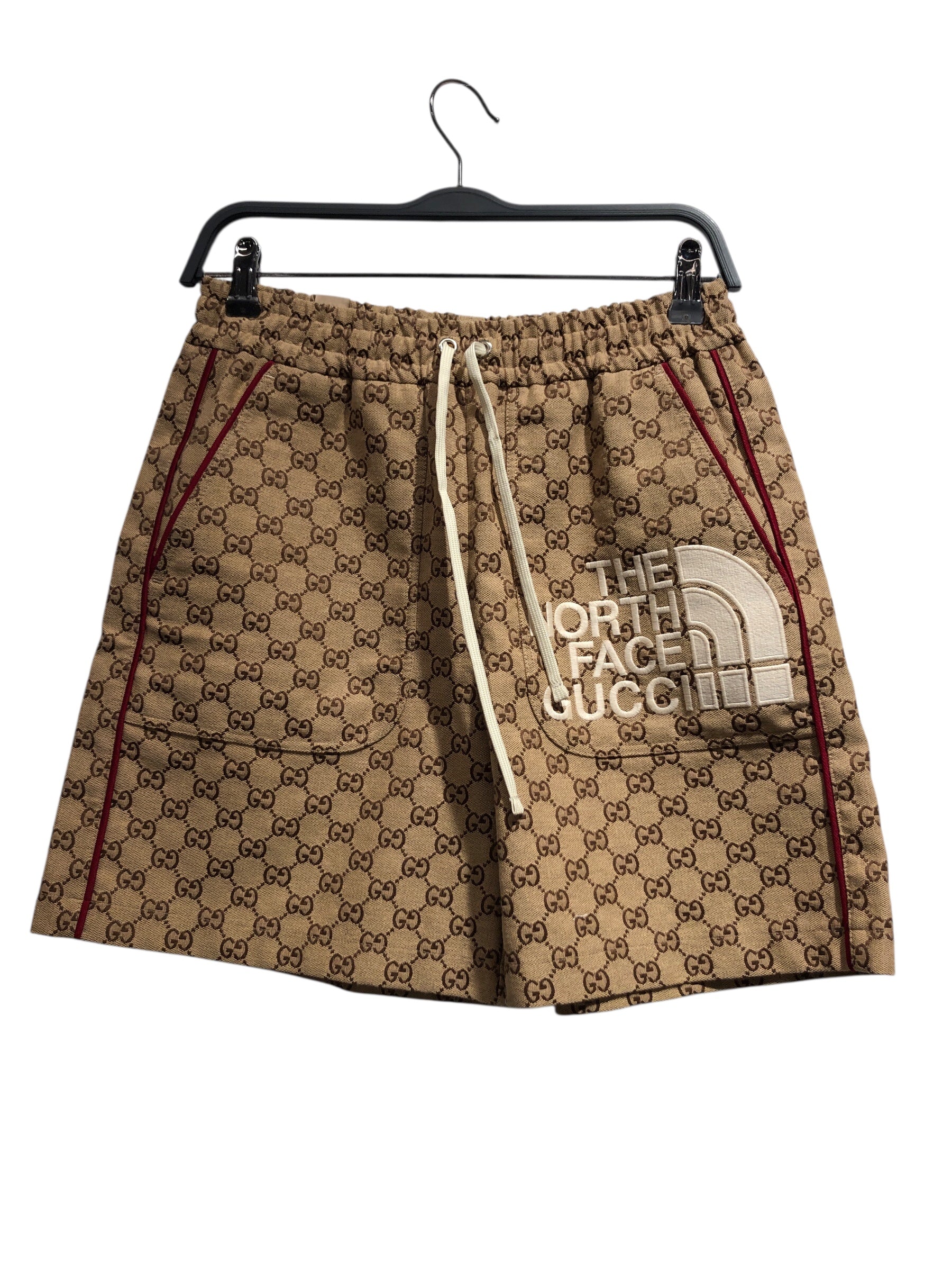 GUCCI/THE NORTH FACE/Shorts/XS/Cotton/BRW/All Over Print/ view 1