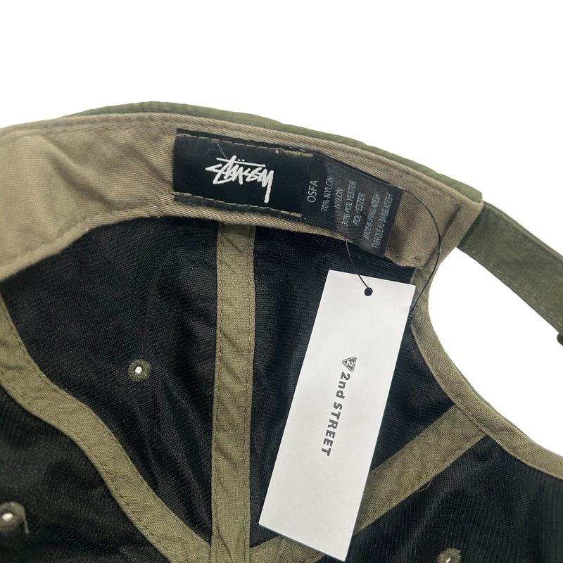 STUSSY/Cap/GRN/Nylon