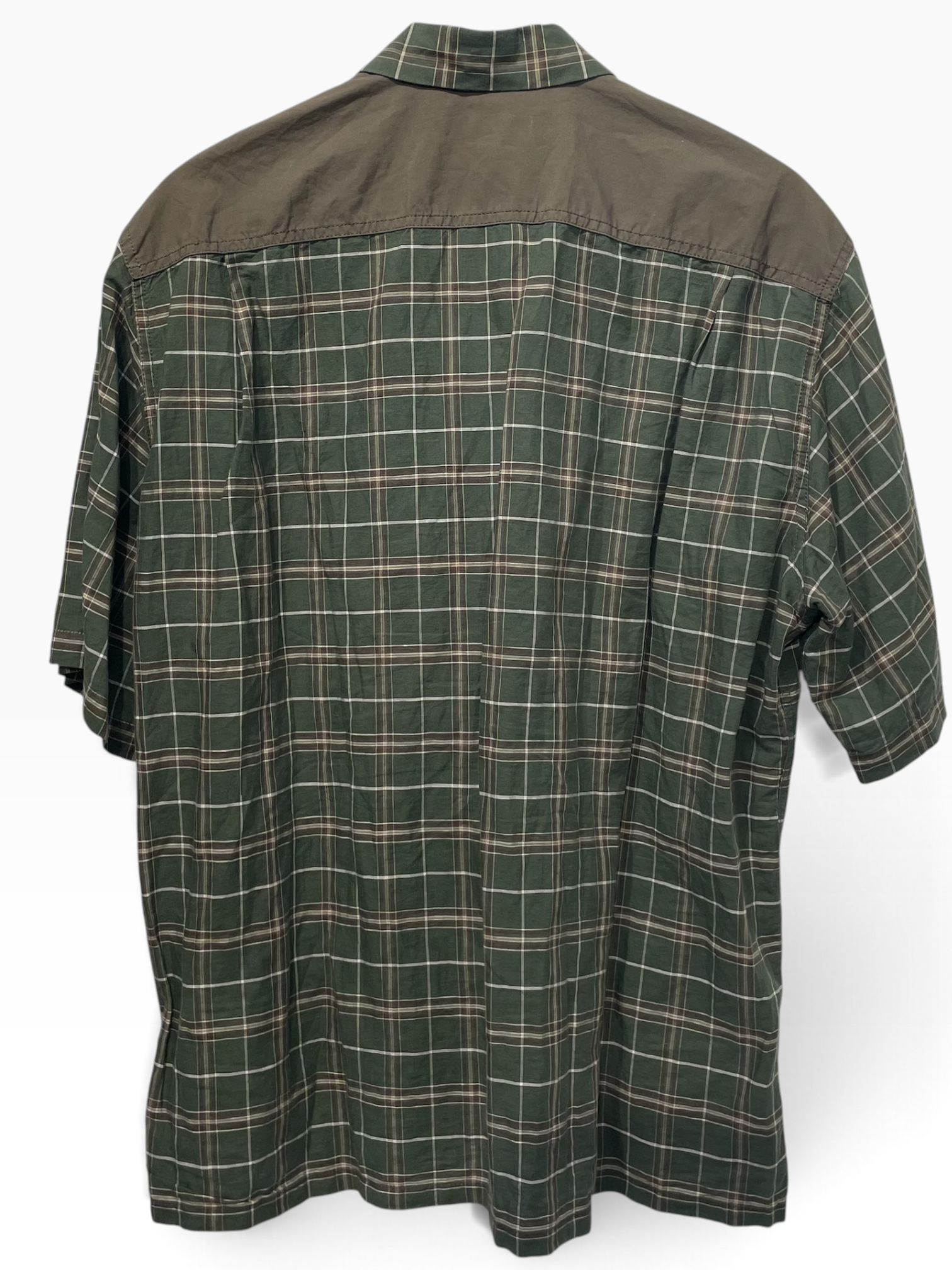 COMME des GARCONS HOMME/Polo Shirt/M/Cotton/GRN/Plaid/HI-B027 view 2