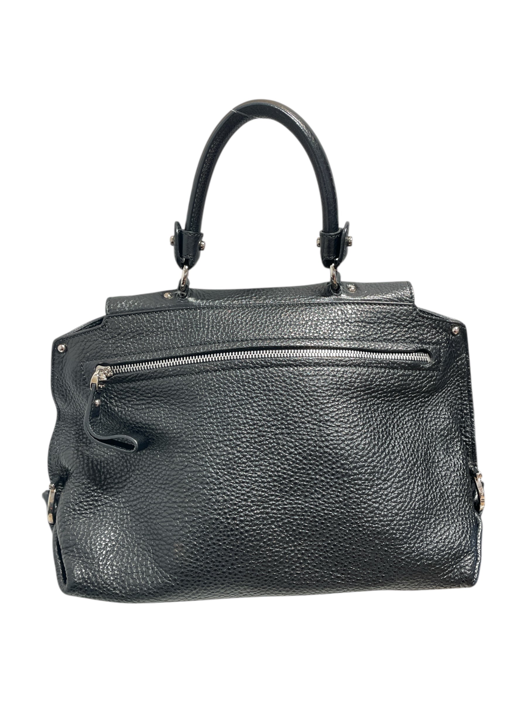 Salvatore Ferragamo/Hand Bag/Leather/BLK/Pebbled Leather Sofia Bag view 2