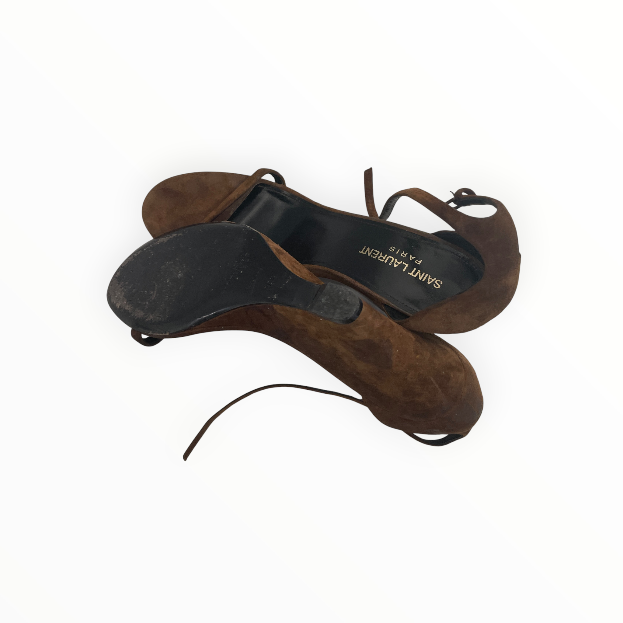 SAINT LAURENT/Heels/EU 39.5/Cotton/CML/ view 3