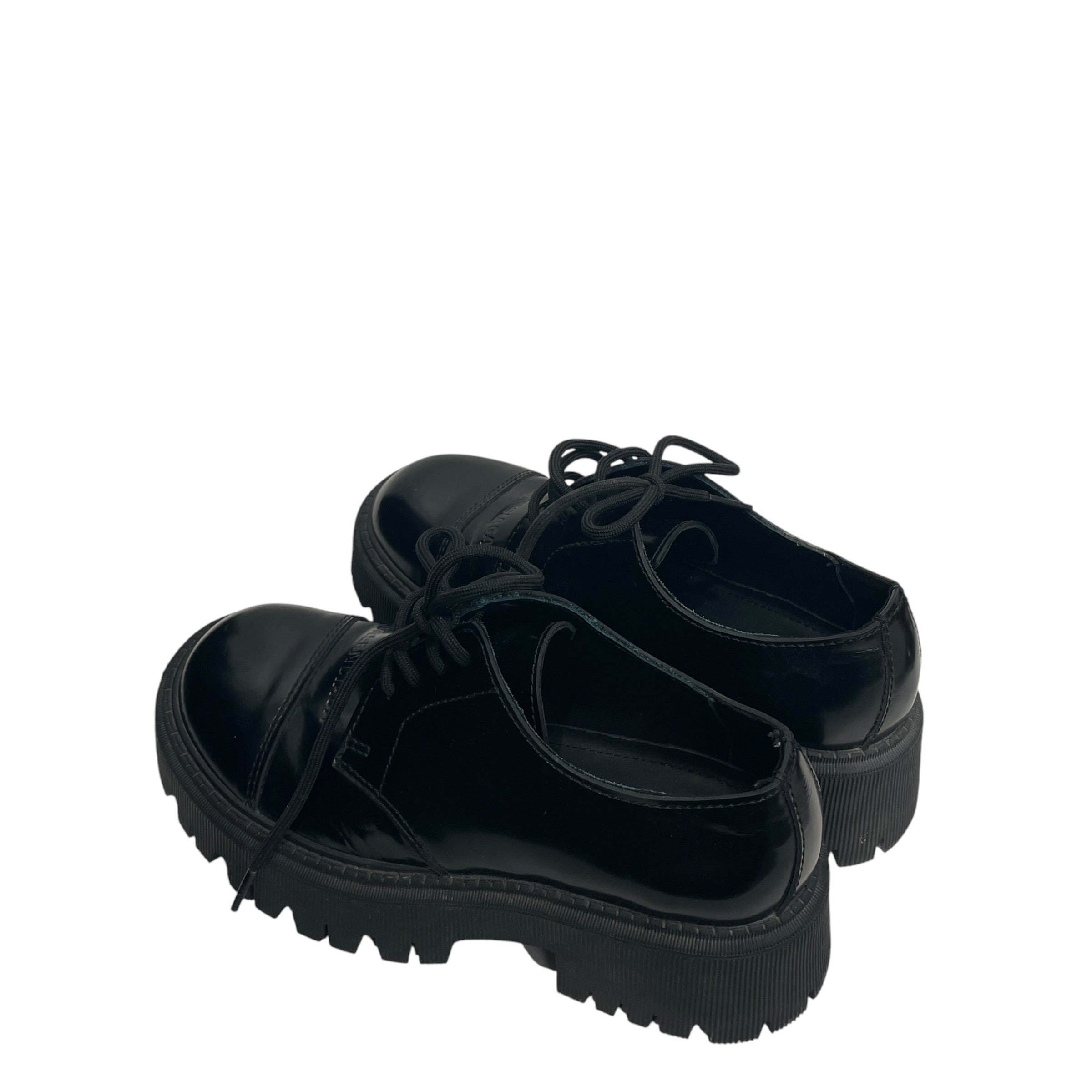 BALENCIAGA/Loafers/EU 38/Leather/BLK/ view 2
