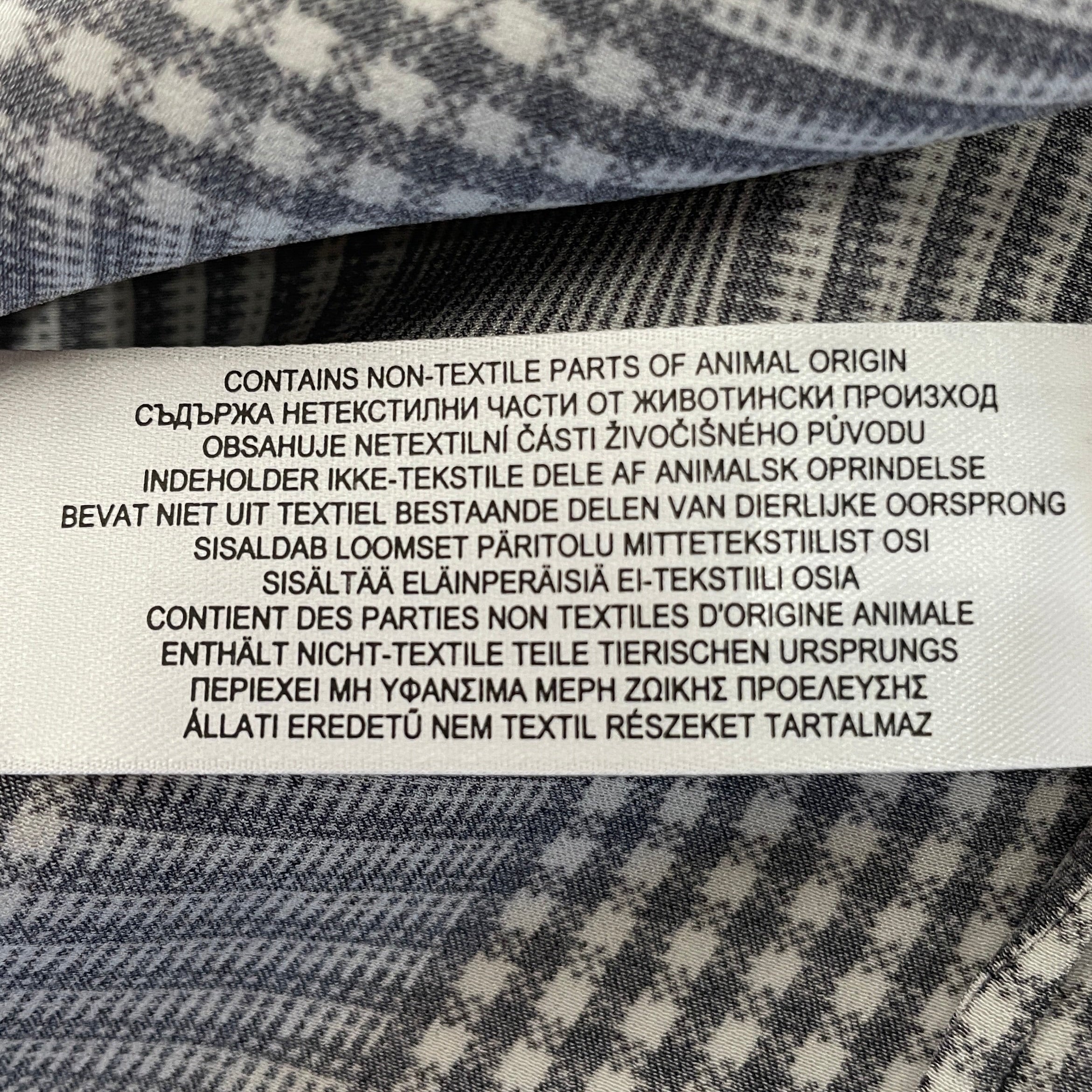BURBERRY/LS Blouse/M/Plaid/BLK/ view 6