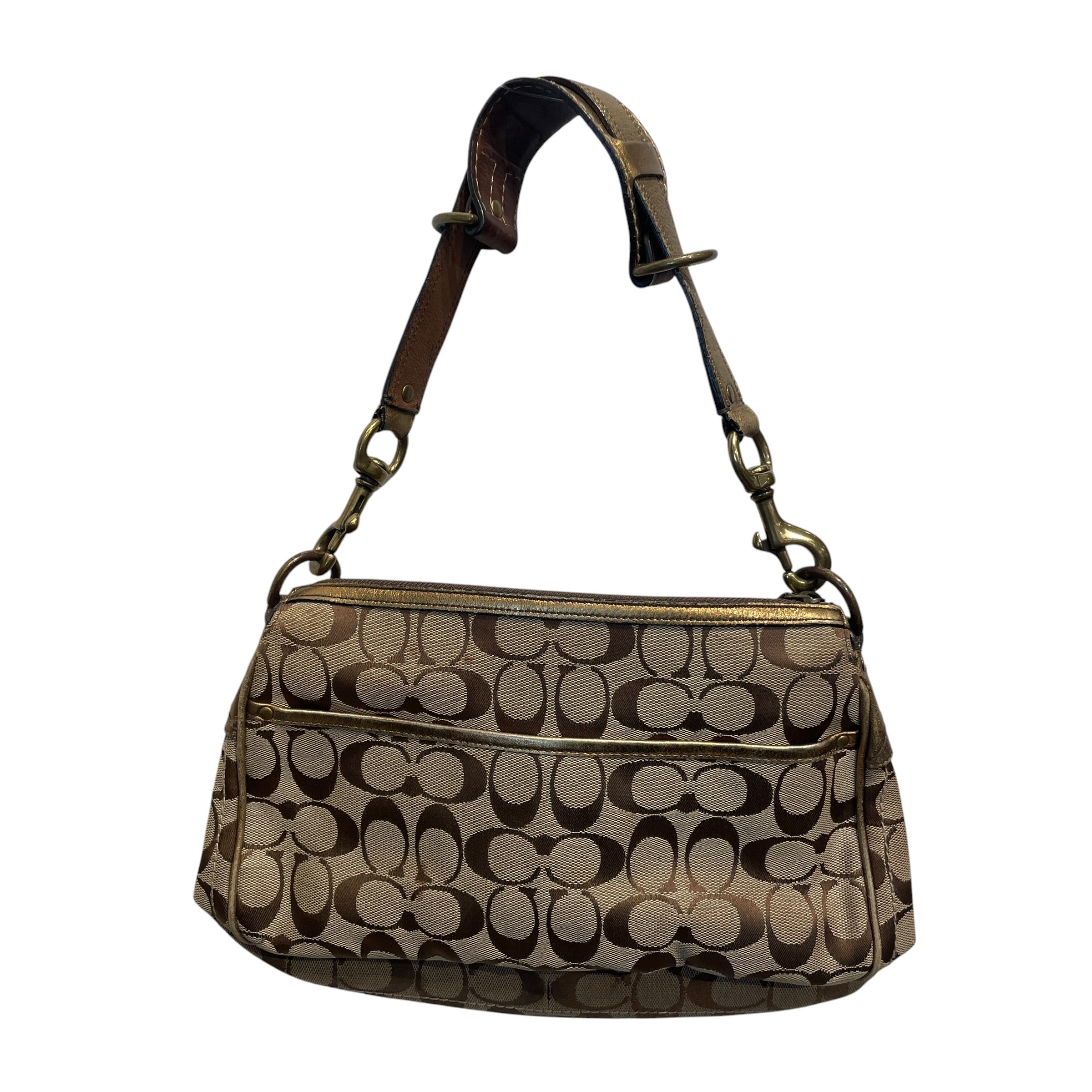 COACH/Bag/Cotton/GLD/bronze signature soho view 2
