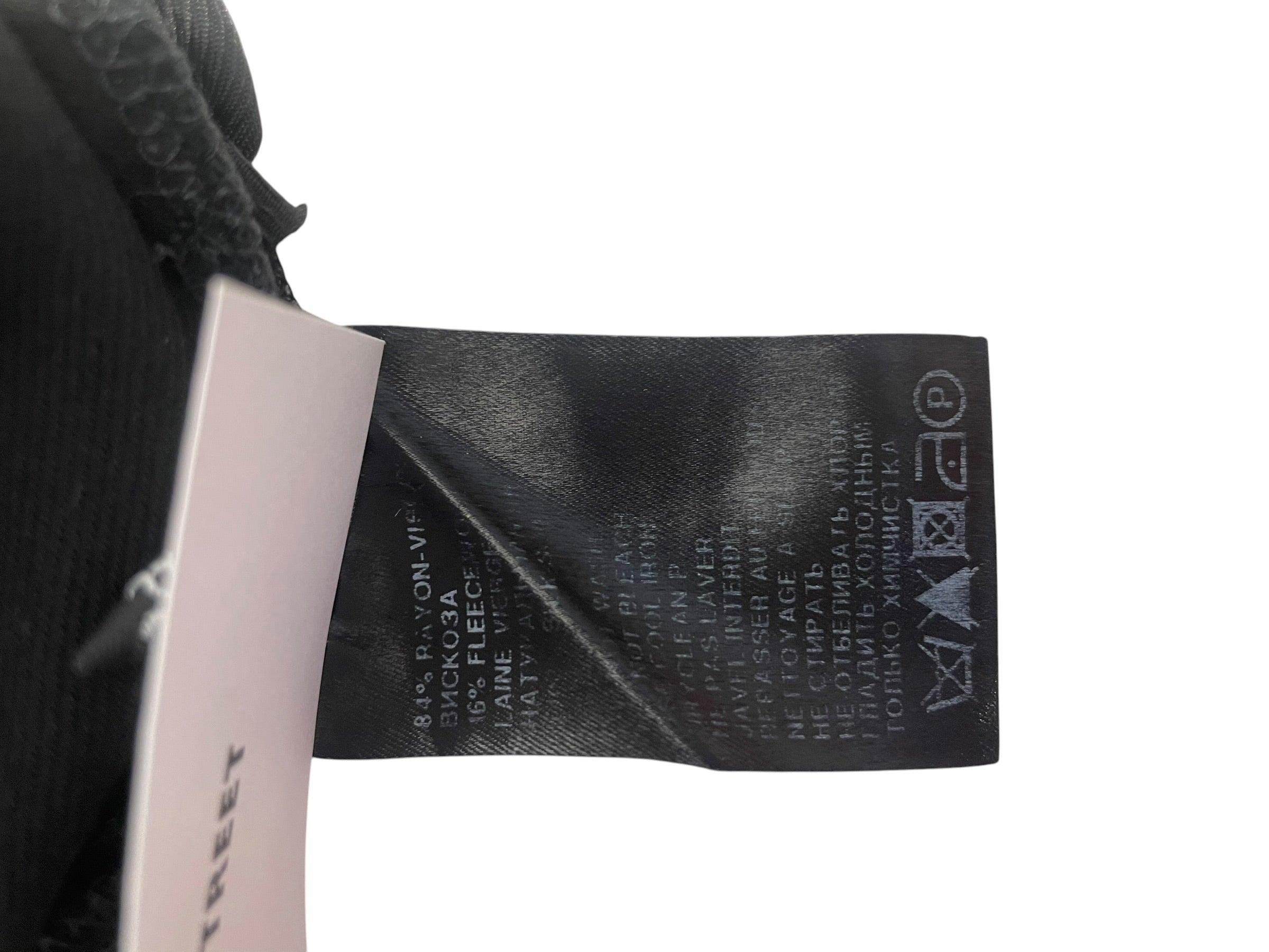 ANN DEMEULEMEESTER/Straight Pants/38/Cotton/BLK/ view 4
