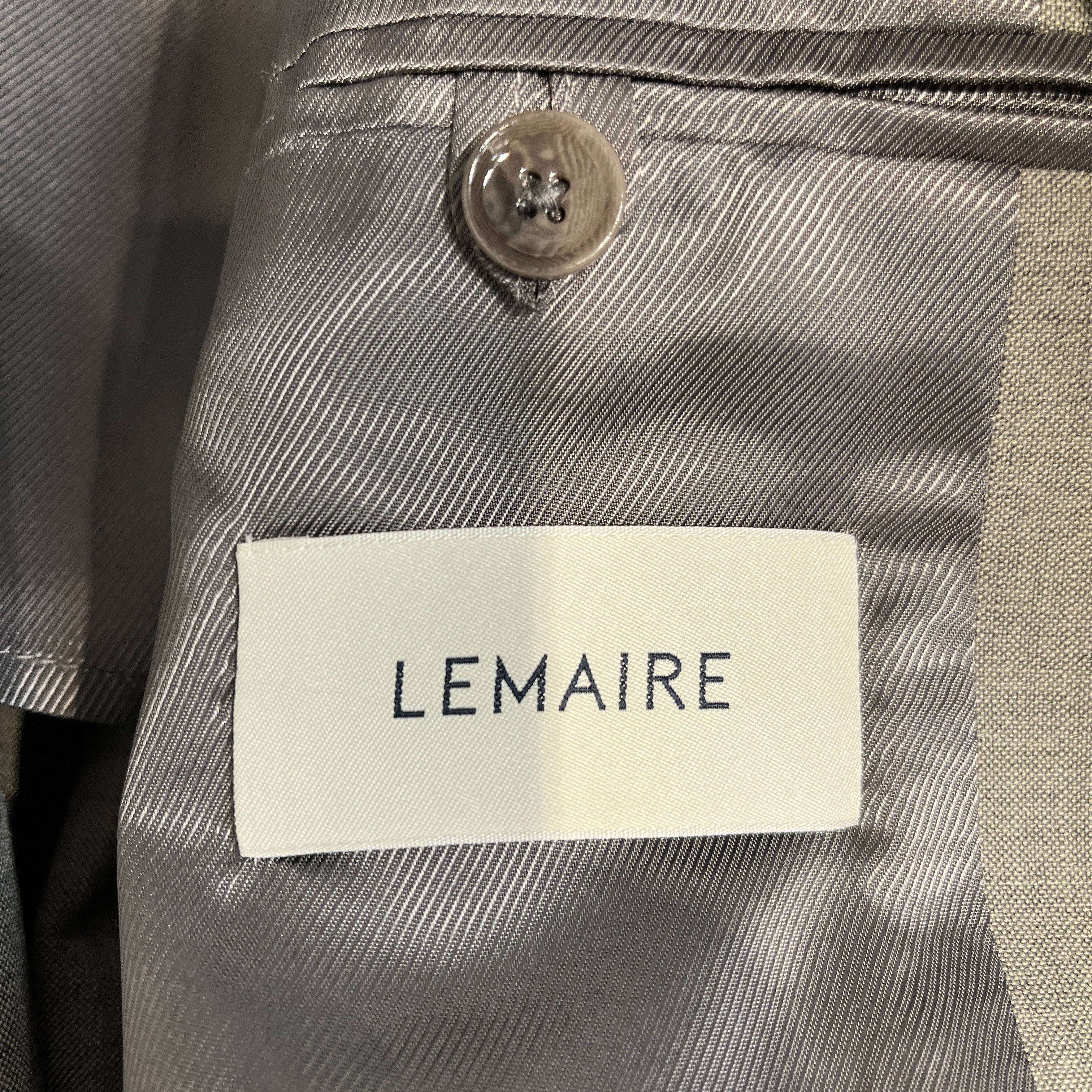 LEMAIRE/Trench Coat/XS/Cotton/GRY/ view 3