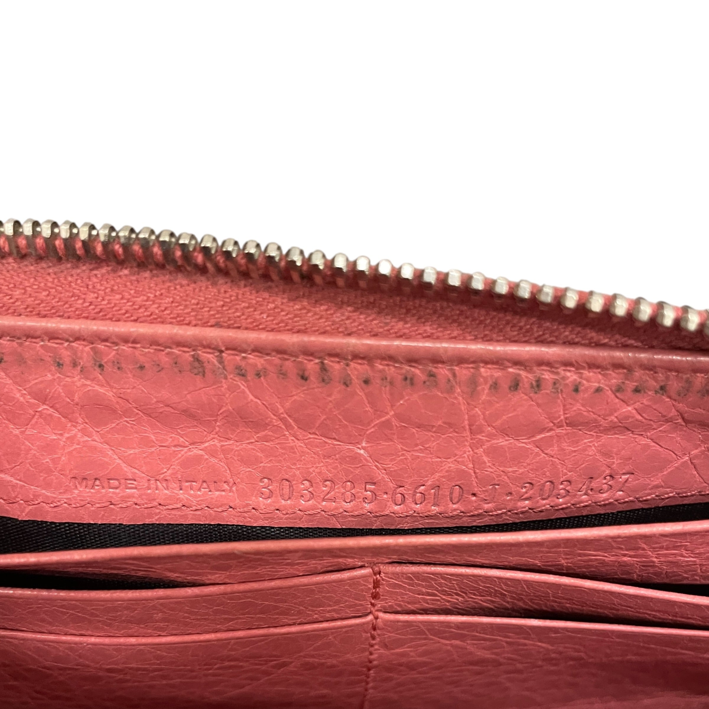 BALENCIAGA/Long Wallet/Lambskin/PNK/L's/CITY WALLET view 4