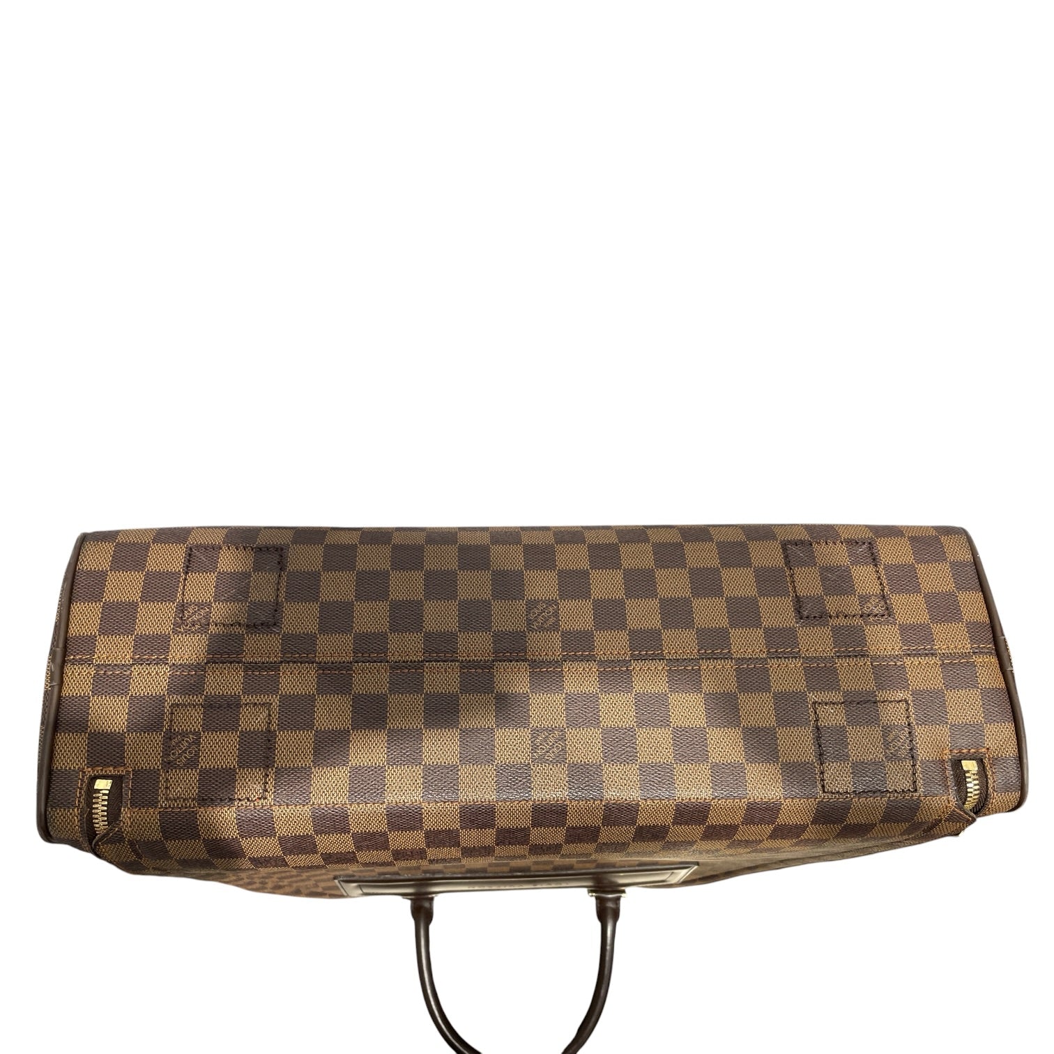 LOUIS VUITTON/Luggage/Leather/BRW/Damier Ebene Nolita GM view 4