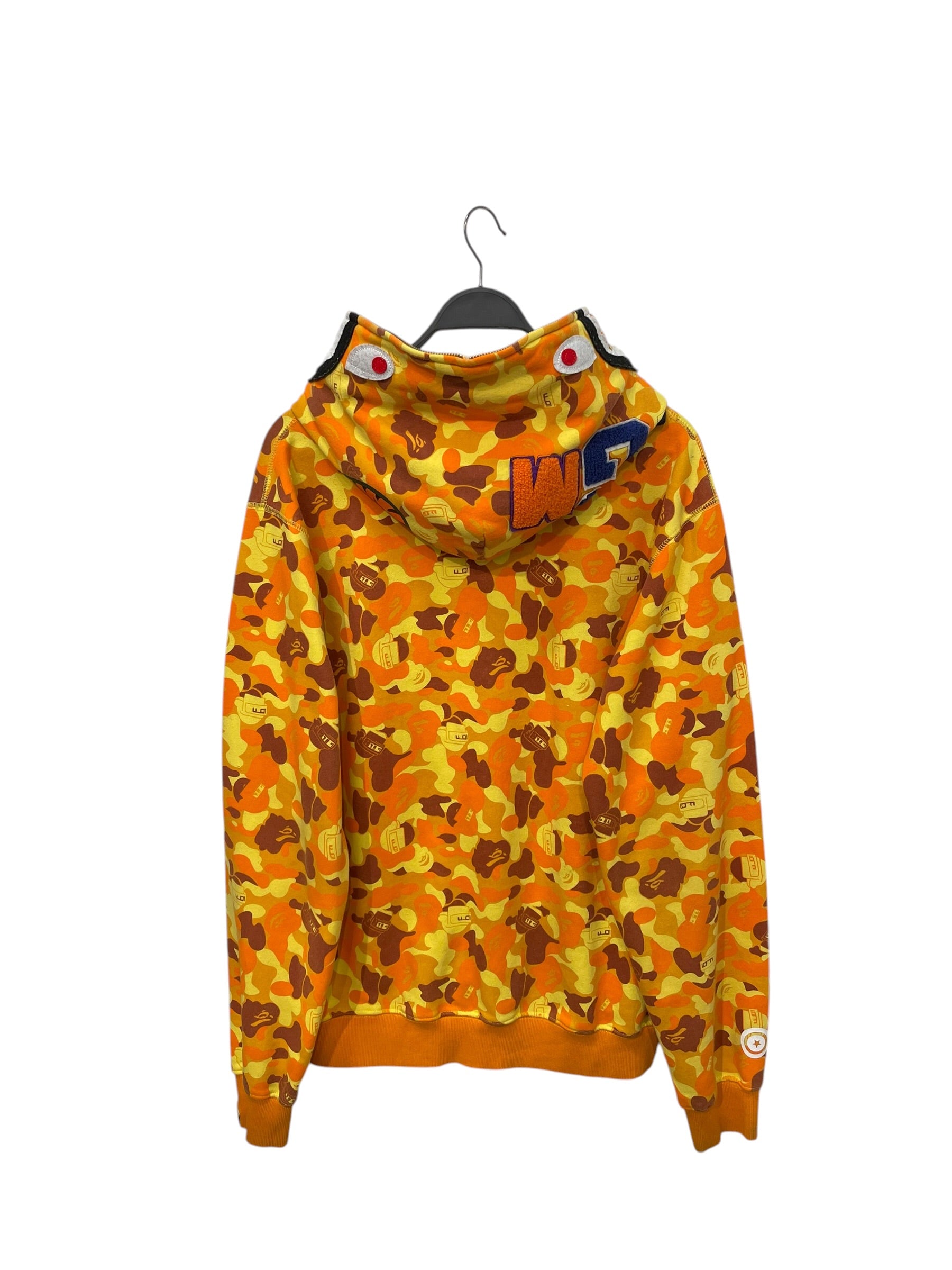 A BATHING APE/Zip Up Hoodie/Camouflage/Cotton/ORN/Oversize/Bape x PUBG Shark view 2