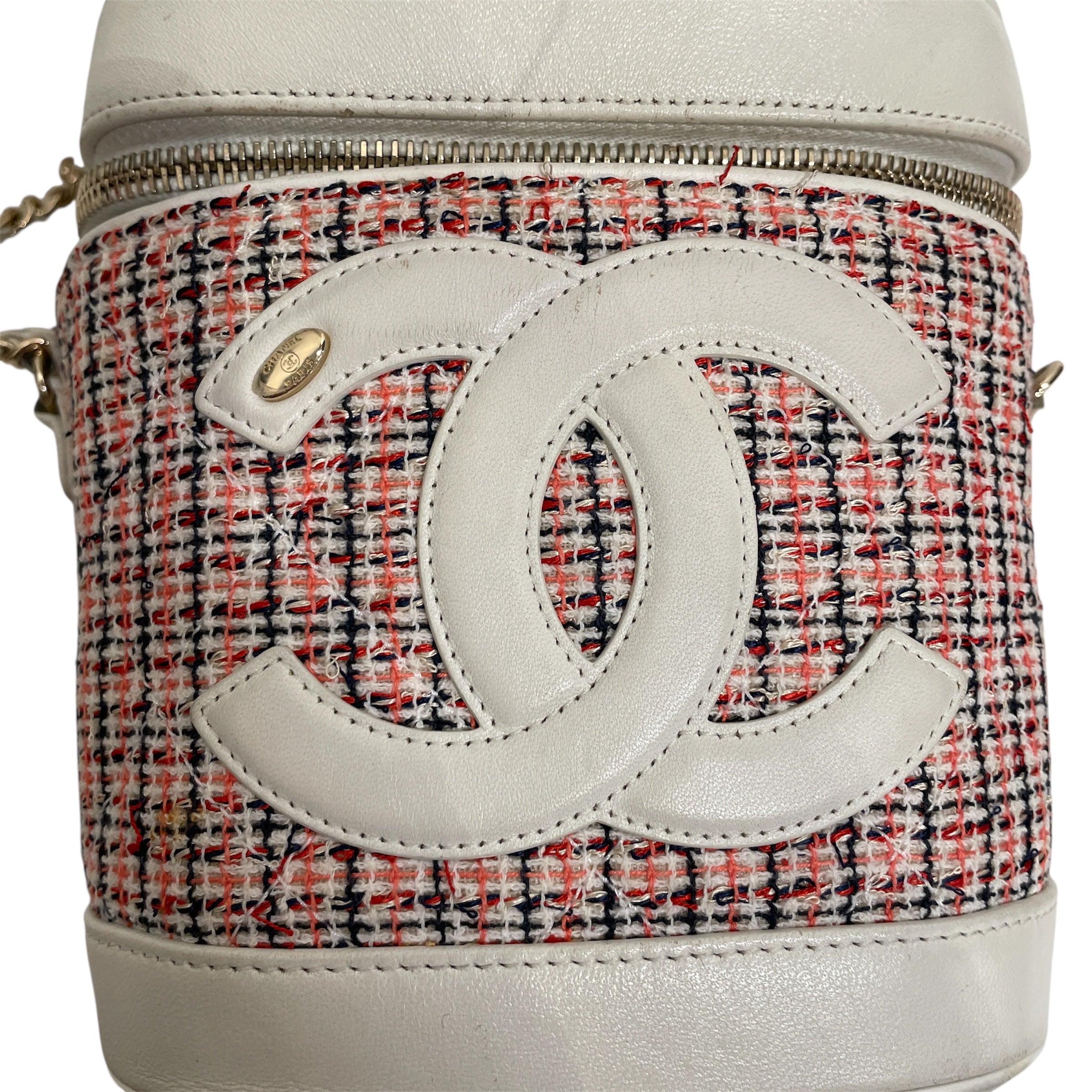 CHANEL/Cross Body Bag/Tweed/MLT/27710372 TWEED BUCKET BAG view 4