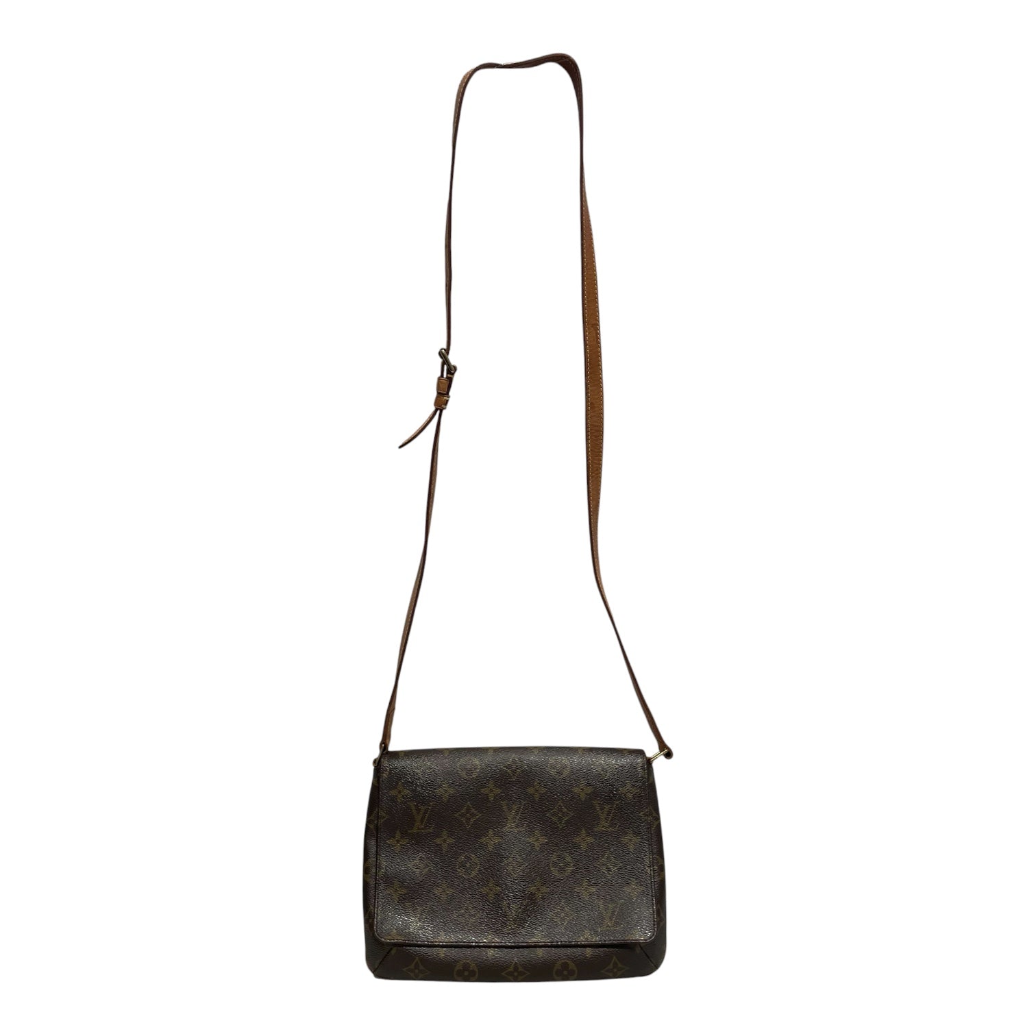 LOUIS VUITTON/Cross Body Bag/Monogram/BRW/Canves Musette Tango view 1