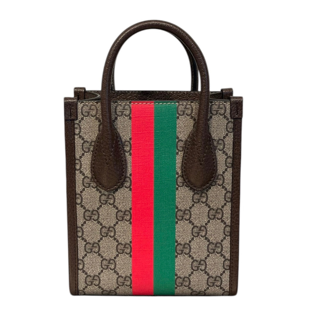 GUCCI/Hand Bag/Monogram/Leather/BEG/GUCCI TIGER MONOGRAM BAG view 2