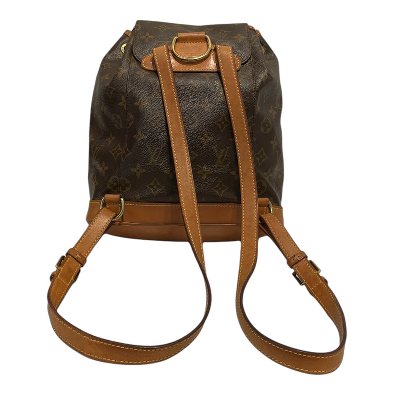 LOUIS VUITTON/Backpack/OS/Monogram/Leather/BRW/MONTSOURIS GM