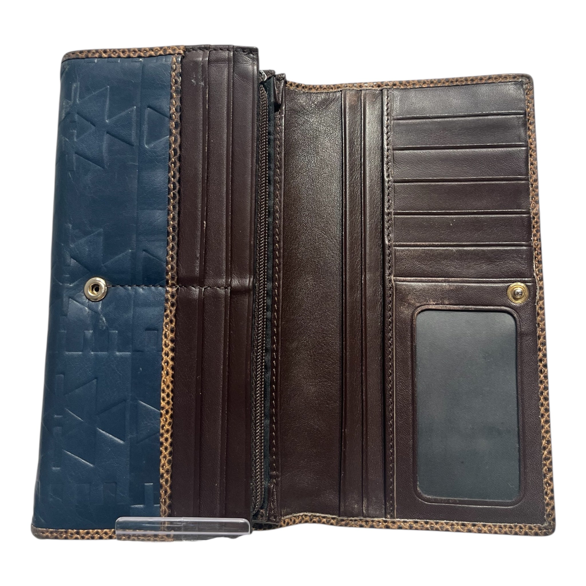 Vivienne Westwood/Long Wallet/Leather/NVY/EMBOSSED WALLET view 2