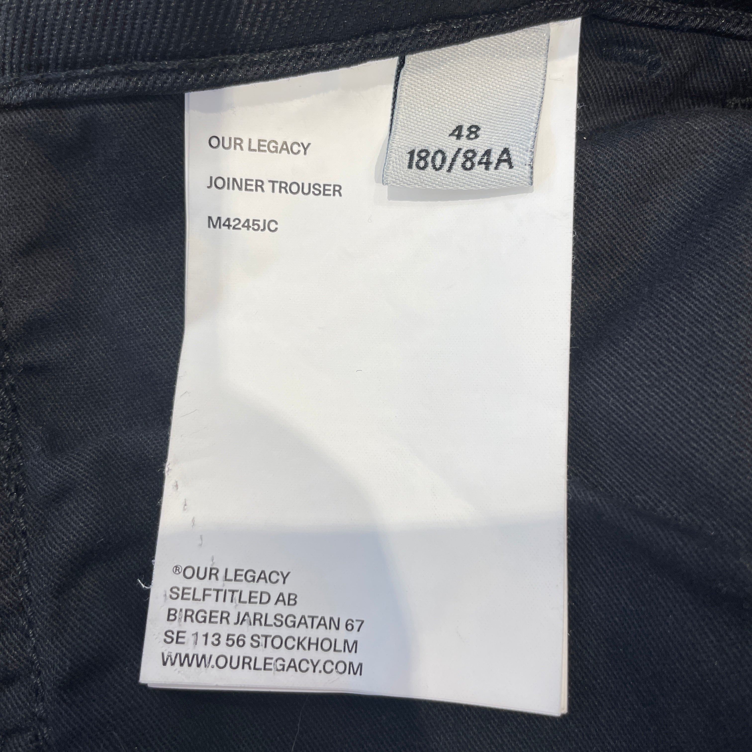 our legacy/Cargo Pants/48/Cotton/BLK/tech cargo view 6