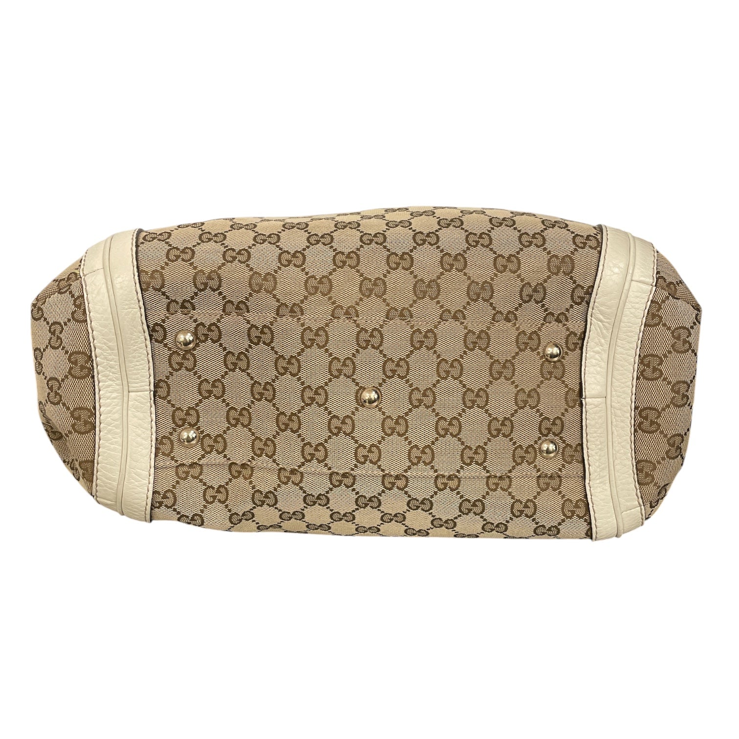 GUCCI/Tote Bag/Monogram/Cotton/CRM/BELLA HOBO MEDIUM view 3