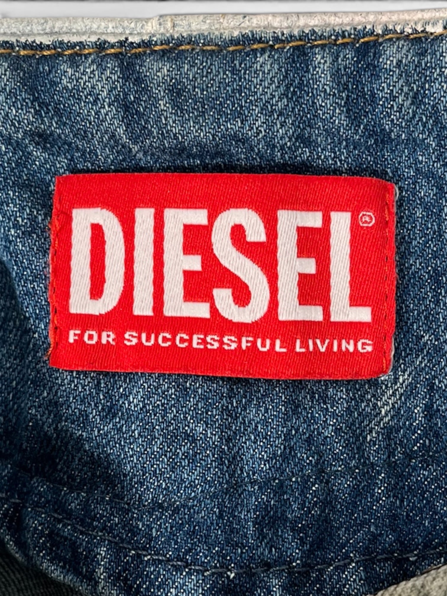 DIESEL/Skirt/23/All Over Print/Denim/MLT/RUNWAY PAINTED SKIRT view 3