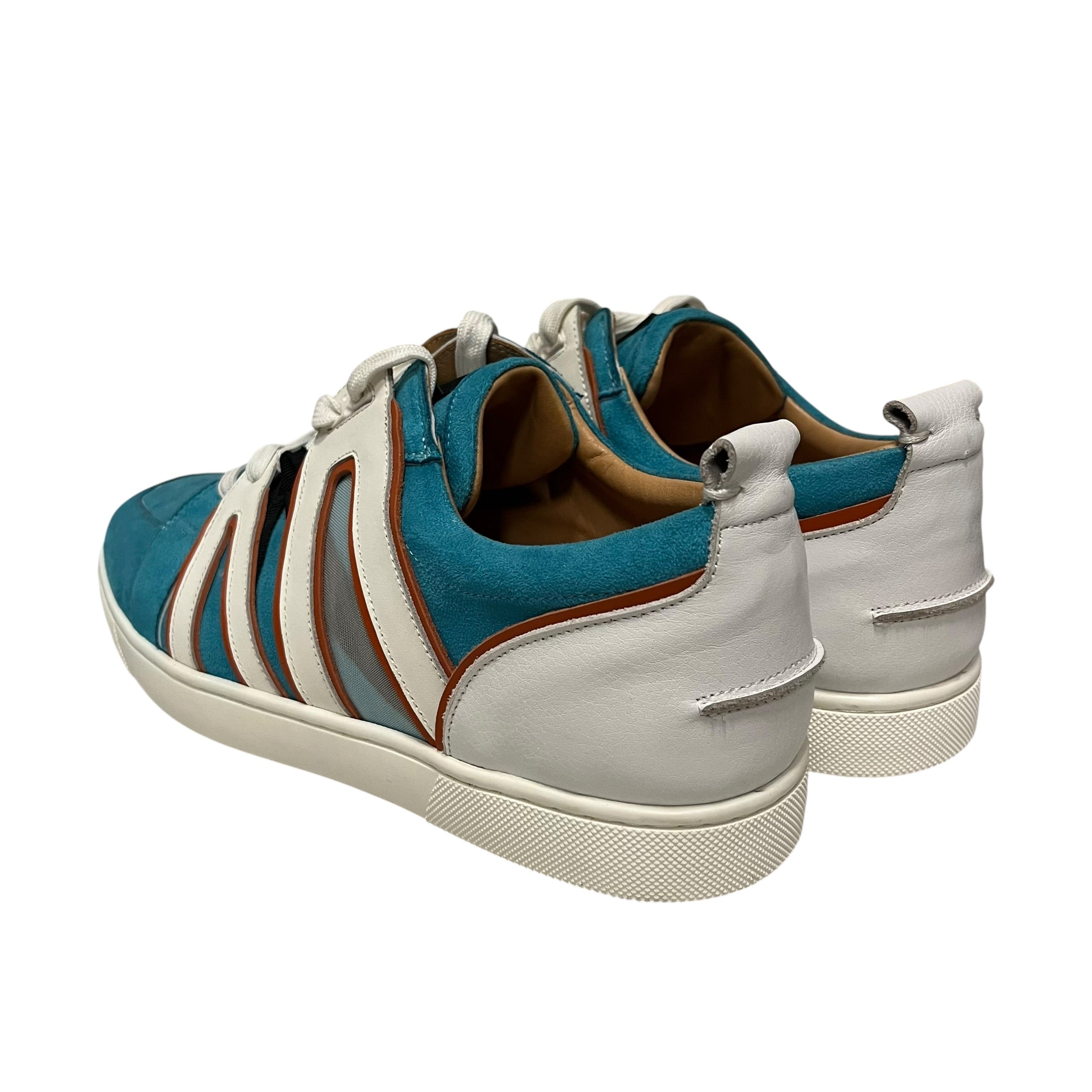 Christian Louboutin/Low-Sneakers/US 10.5/Suede/BLU/VIDA VIVA view 2
