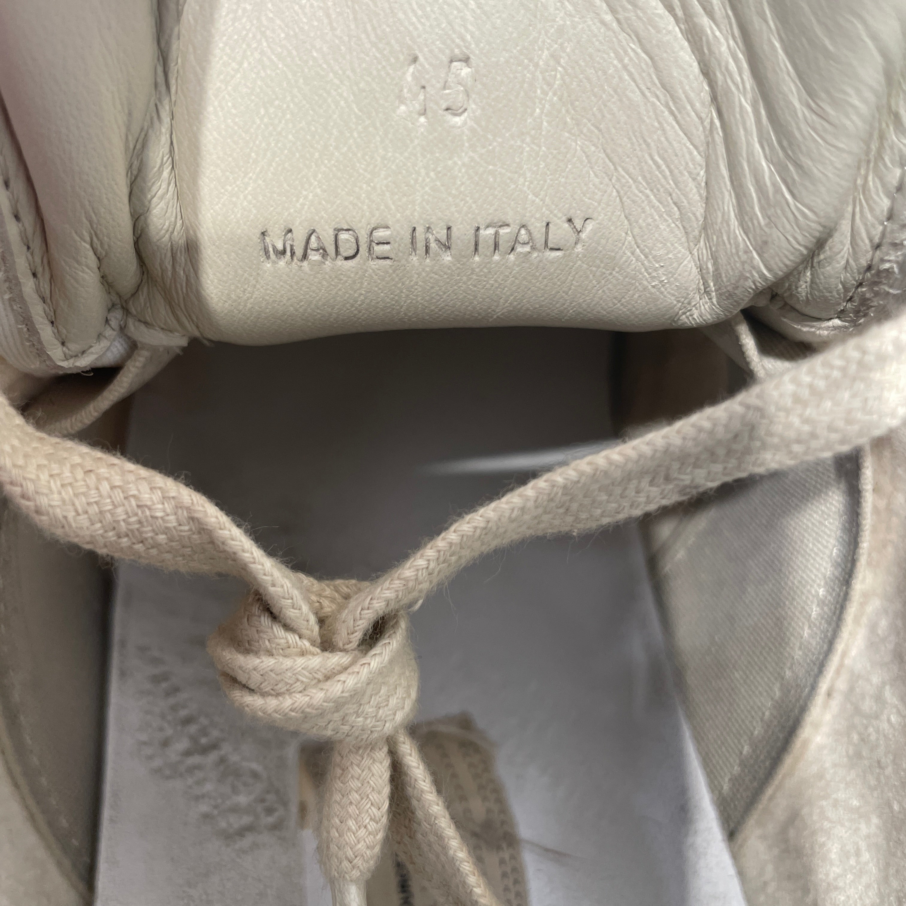 Maison Margiela/Low-Sneakers/EU 45/All Over Print/Leather/GRN/MONEY REPLICA view 3