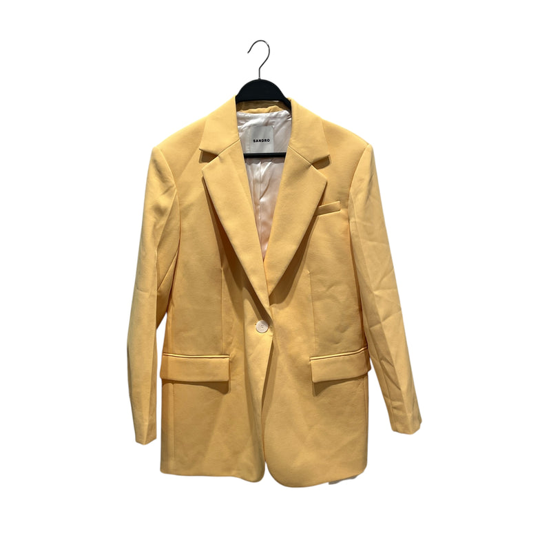 sandro/Tailored Jkt/34/Cotton/GLD/