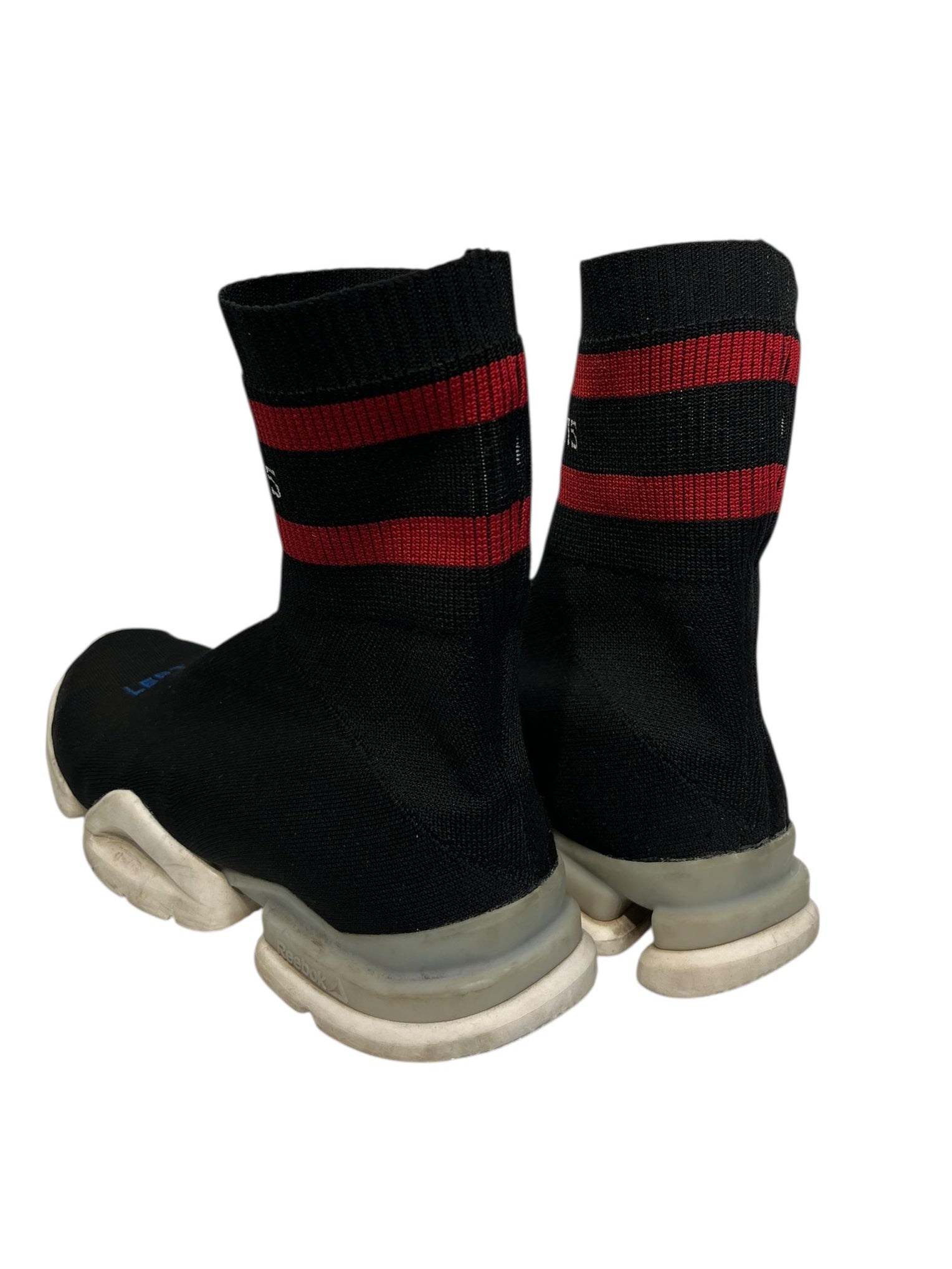 VETEMENTS/Reebok/Hi-Sneakers/US 11/Cotton/BLK/Reebok Vetement collab socks view 2