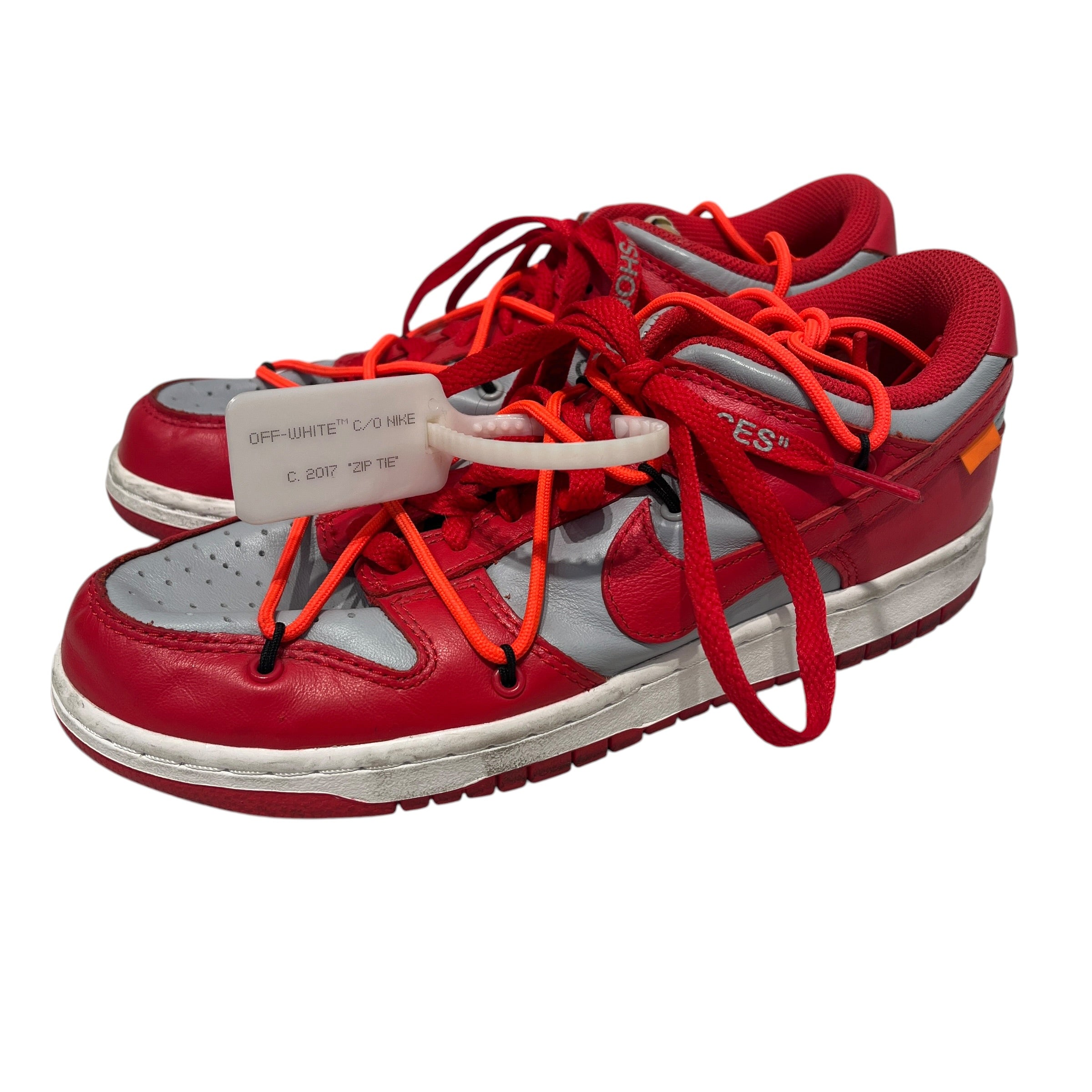NIKE/OFF-WHITE/Low-Sneakers/US 6/RED/DUNK LOW "UNIVERSITY RED" view 10