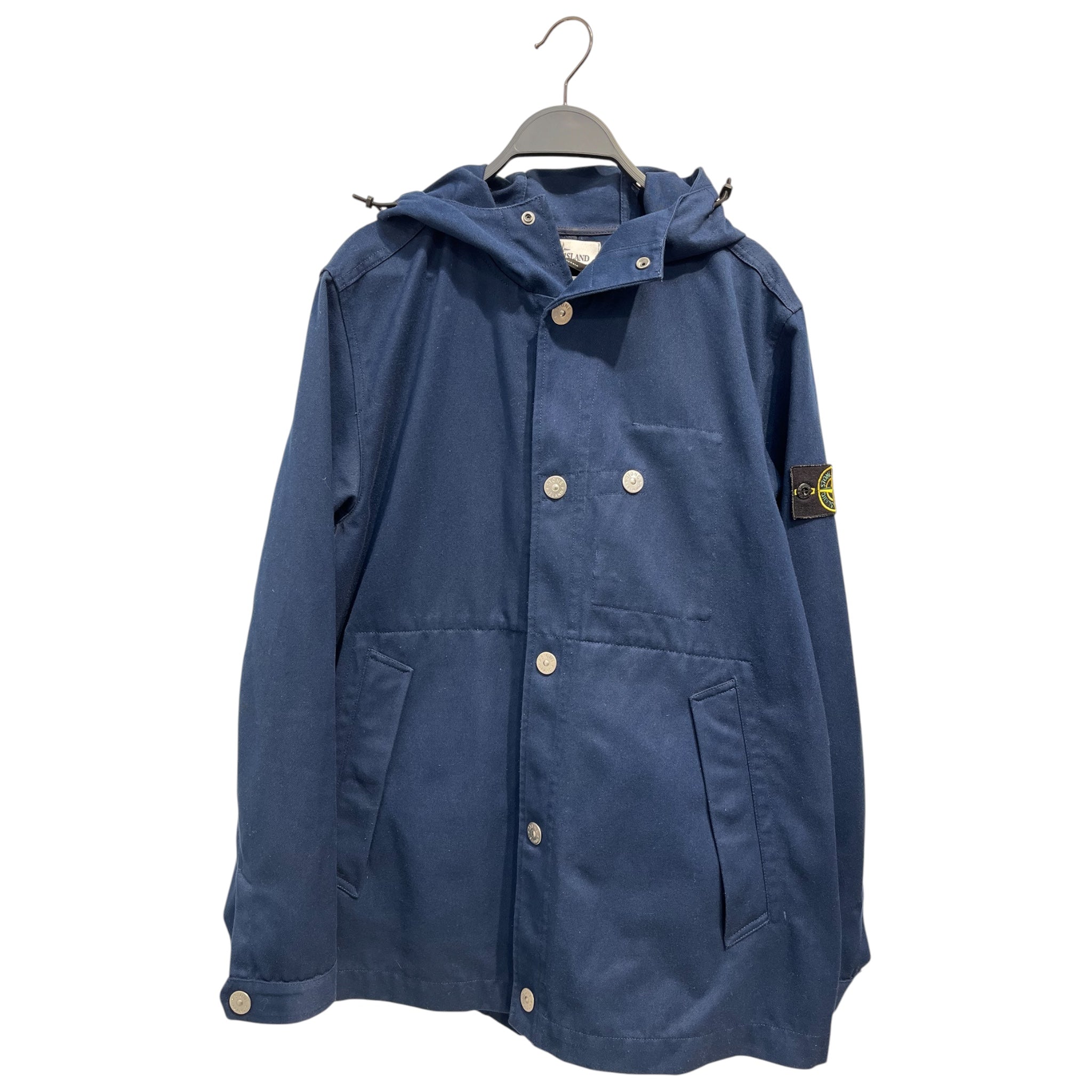 STONE ISLAND/Mountain Parka/M/Cotton/NVY/HOODED GABARDINE SNAP BUTTONS view 1