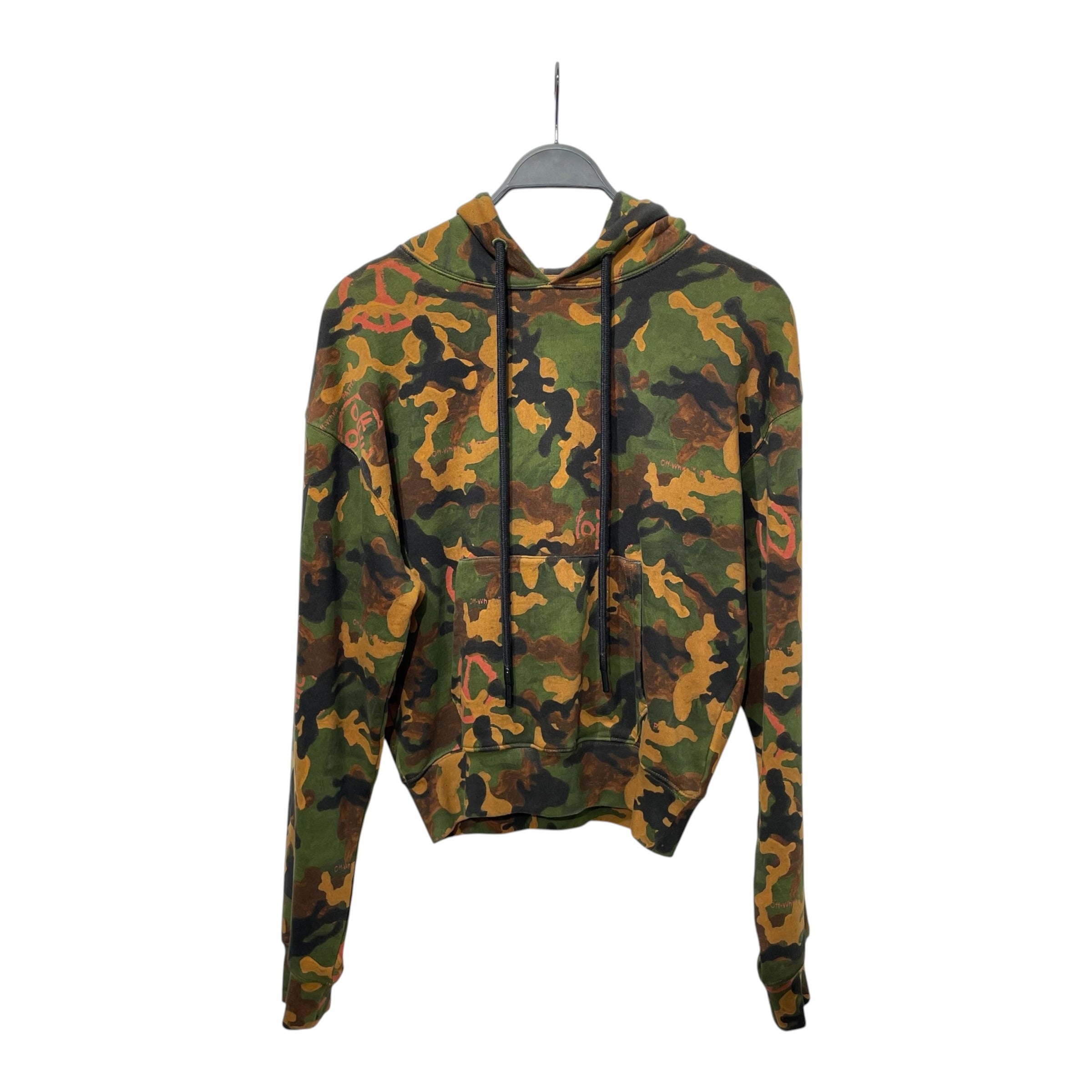 OFF-WHITE/Hoodie/XXS/Camouflage/Cotton/MLT/CAMO HODDIE view 1
