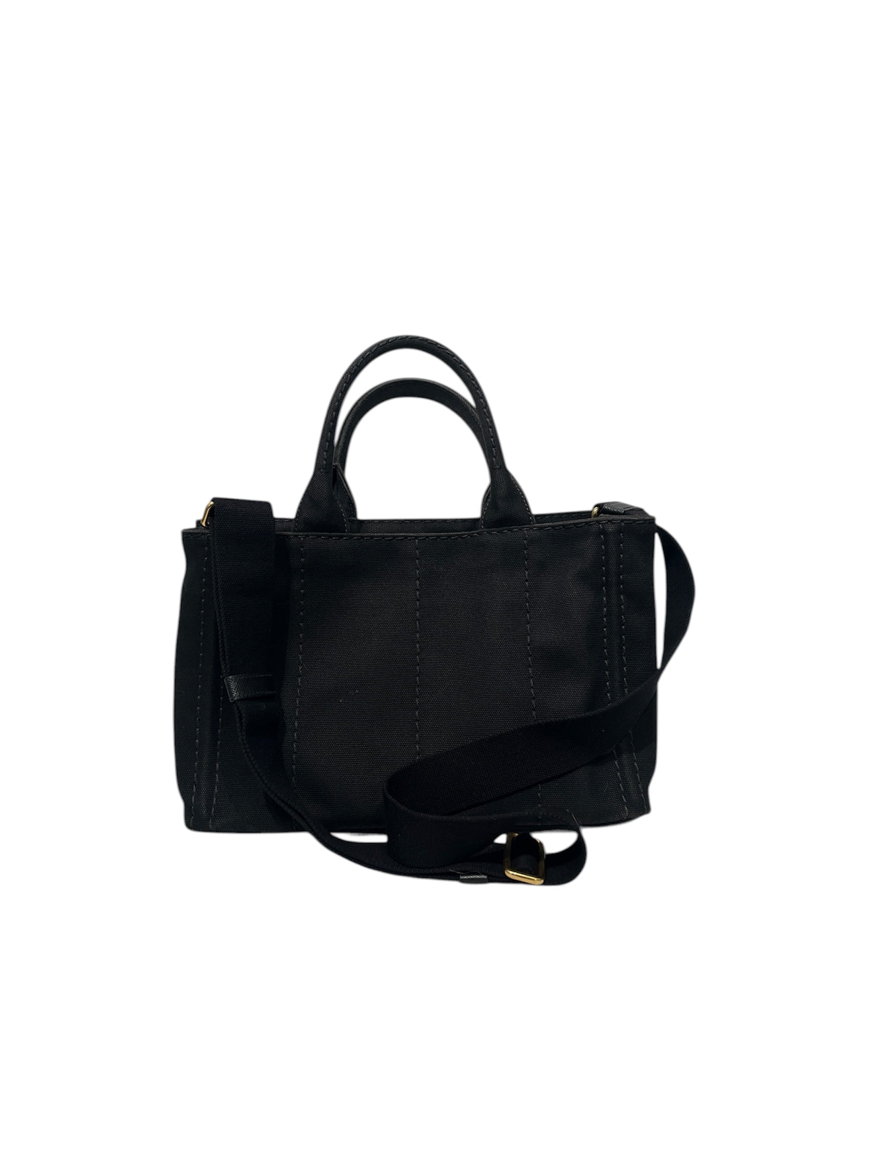 PRADA/Tote Bag/Monogram/BLK/PRADA CANAPA TOTE view 2