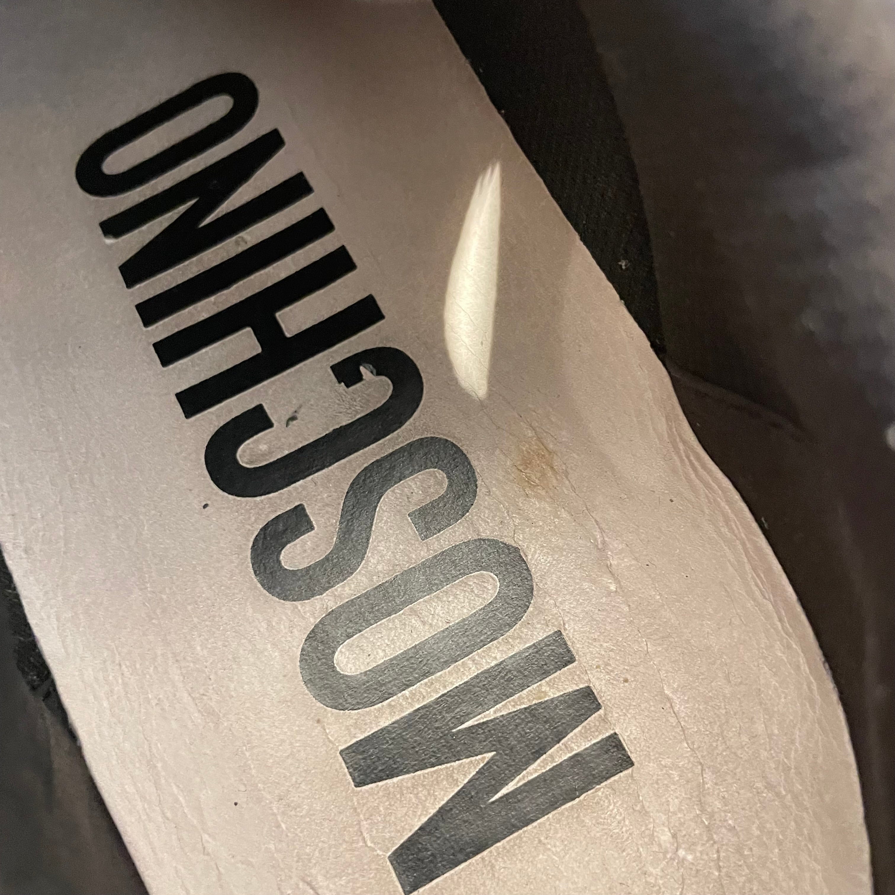 MOSCHINO/Low-Sneakers/EU 41/Cotton/BLK/ view 3