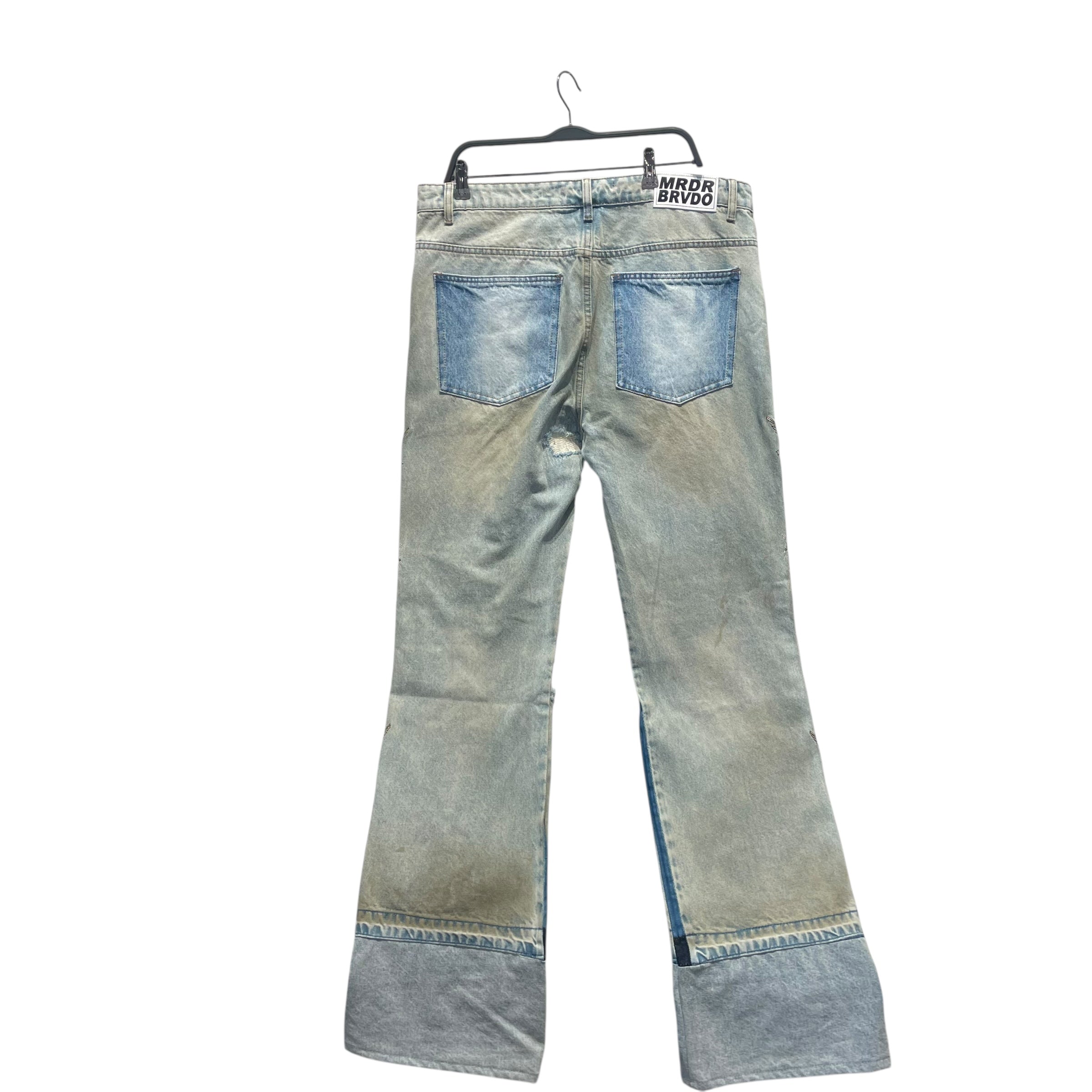 WHO DECIDES WAR/Straight Pants/36/Denim/BLU/ view 2