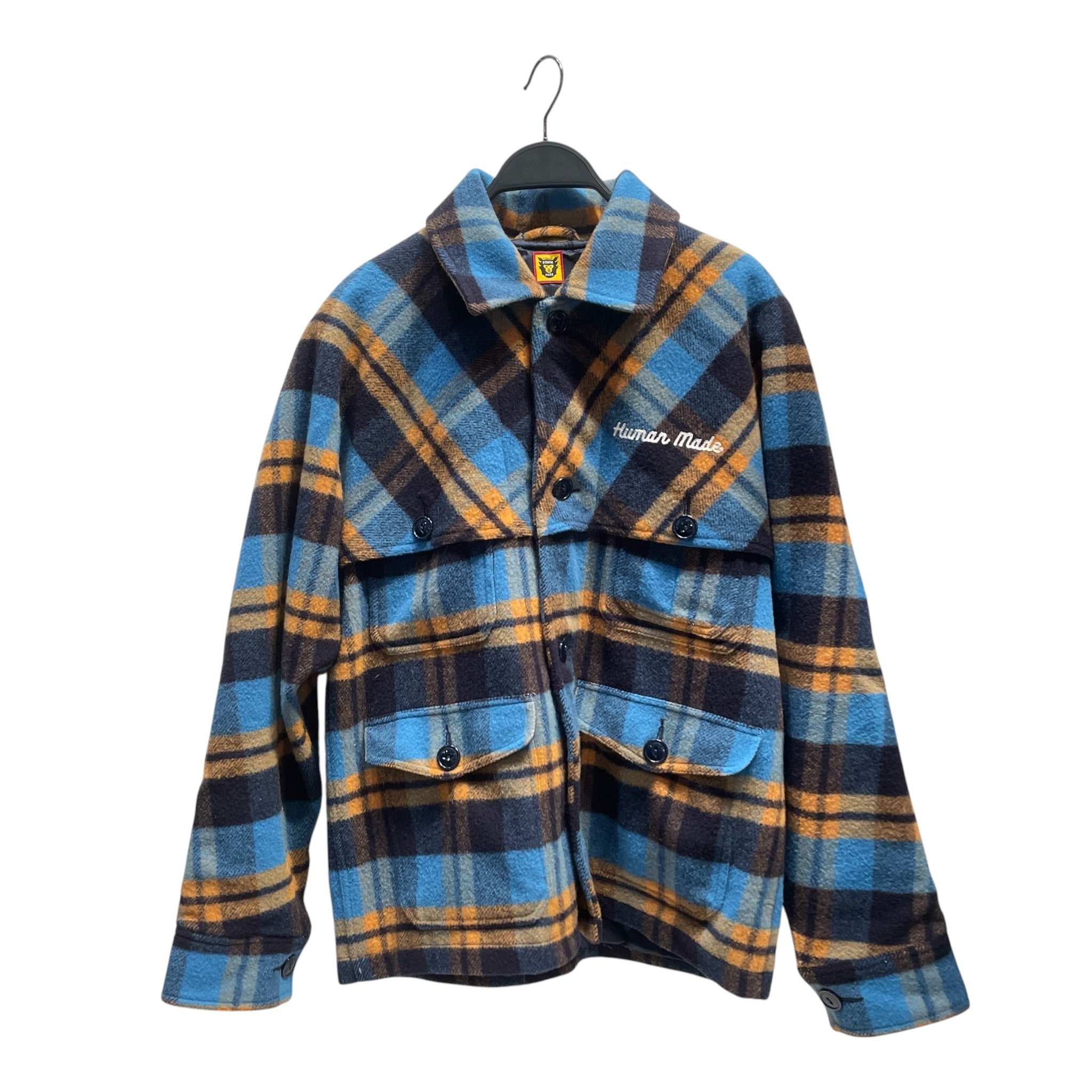 HUMAN MADE/Jacket/M/Wool/MLT/Plaid/flannel collared jacket view 1