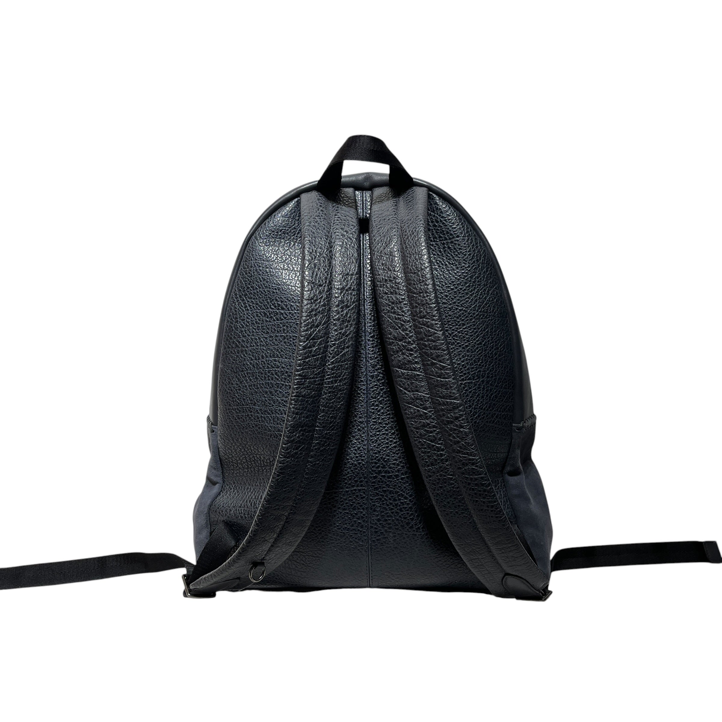 COACH/Backpack/Leather/NVY/STITCHED LEATHER BACKPACK view 2