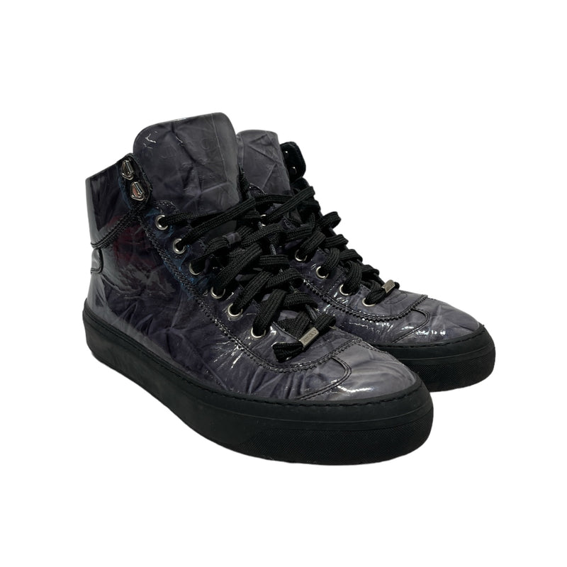 JIMMY CHOO/Hi-Sneakers/US 9/Leather/GRY/