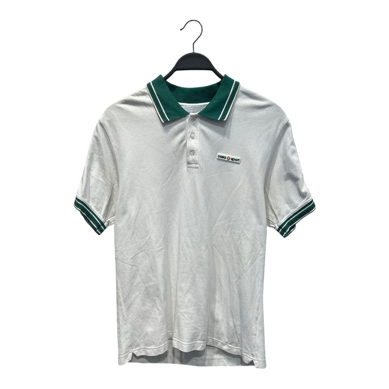 CASABLANCA/SS Shirt/M/Cotton/WHT/tennis club