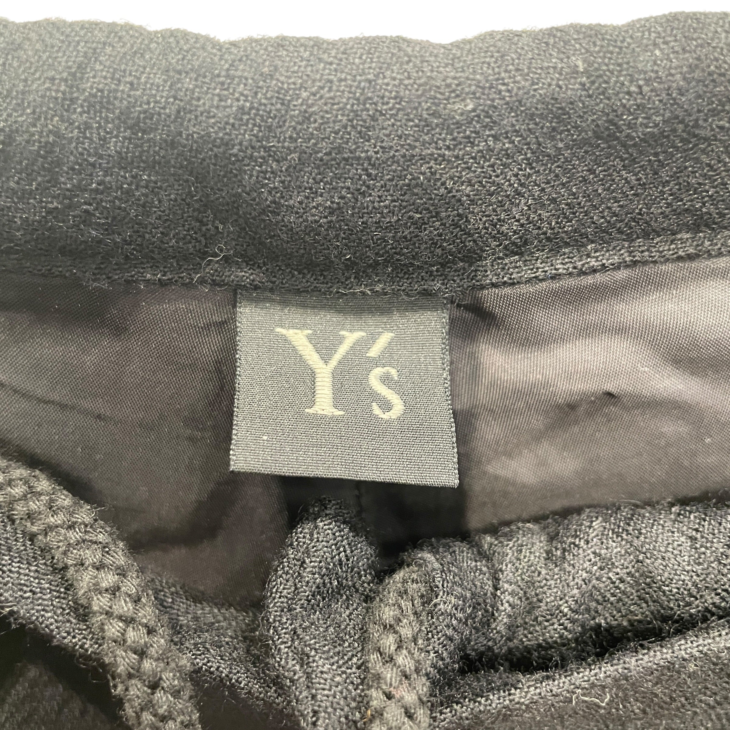Y's/Pants/2/Wool/BLK/RED DIAMONDS view 3