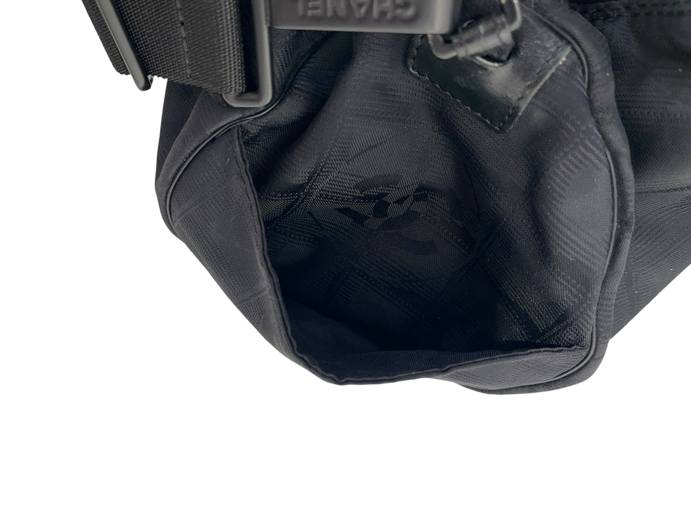 CHANEL/Bag/FREE/Monogram/Nylon/BLK/BARREL TRAVEL view 9