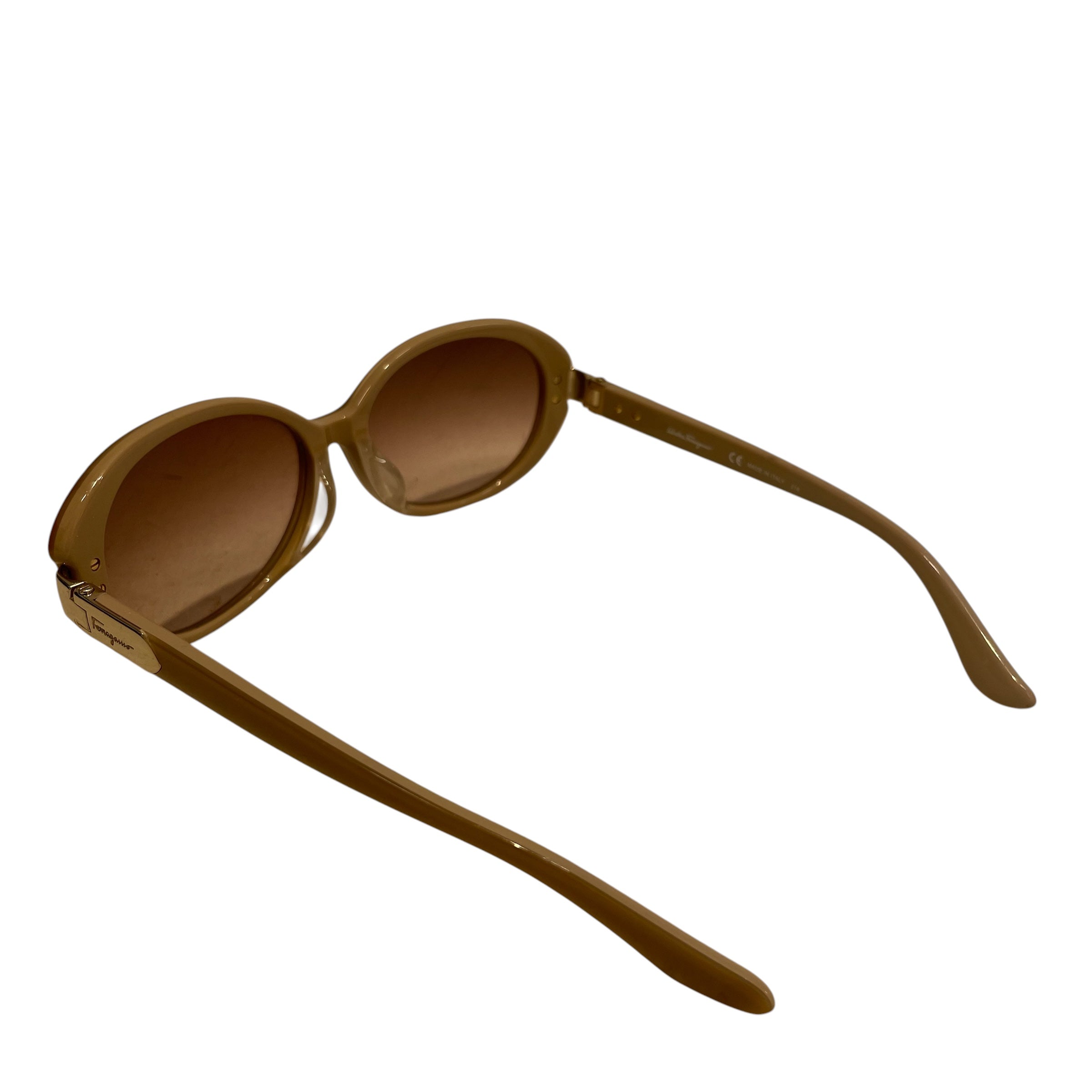 Salvatore Ferragamo/Sunglasses/Plastic/BEG/Oval/L's/SF798SA OMBRE LENSES/ TAN view 3