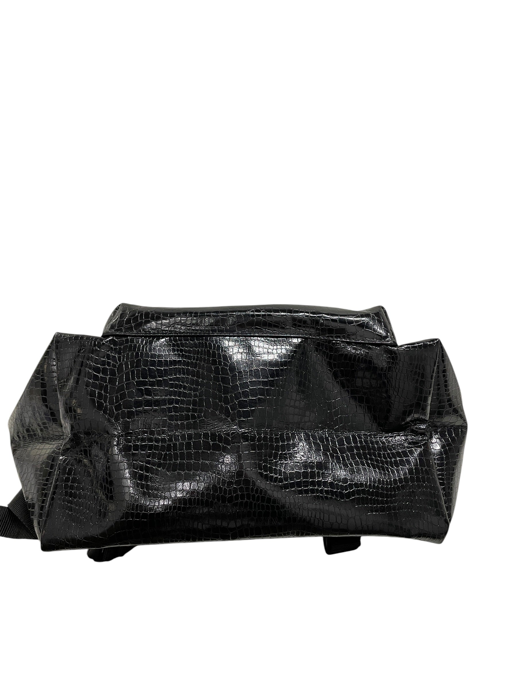 COMME des GARCONS/Backpack/Leather/BLK/CROCODILE SKIN view 7