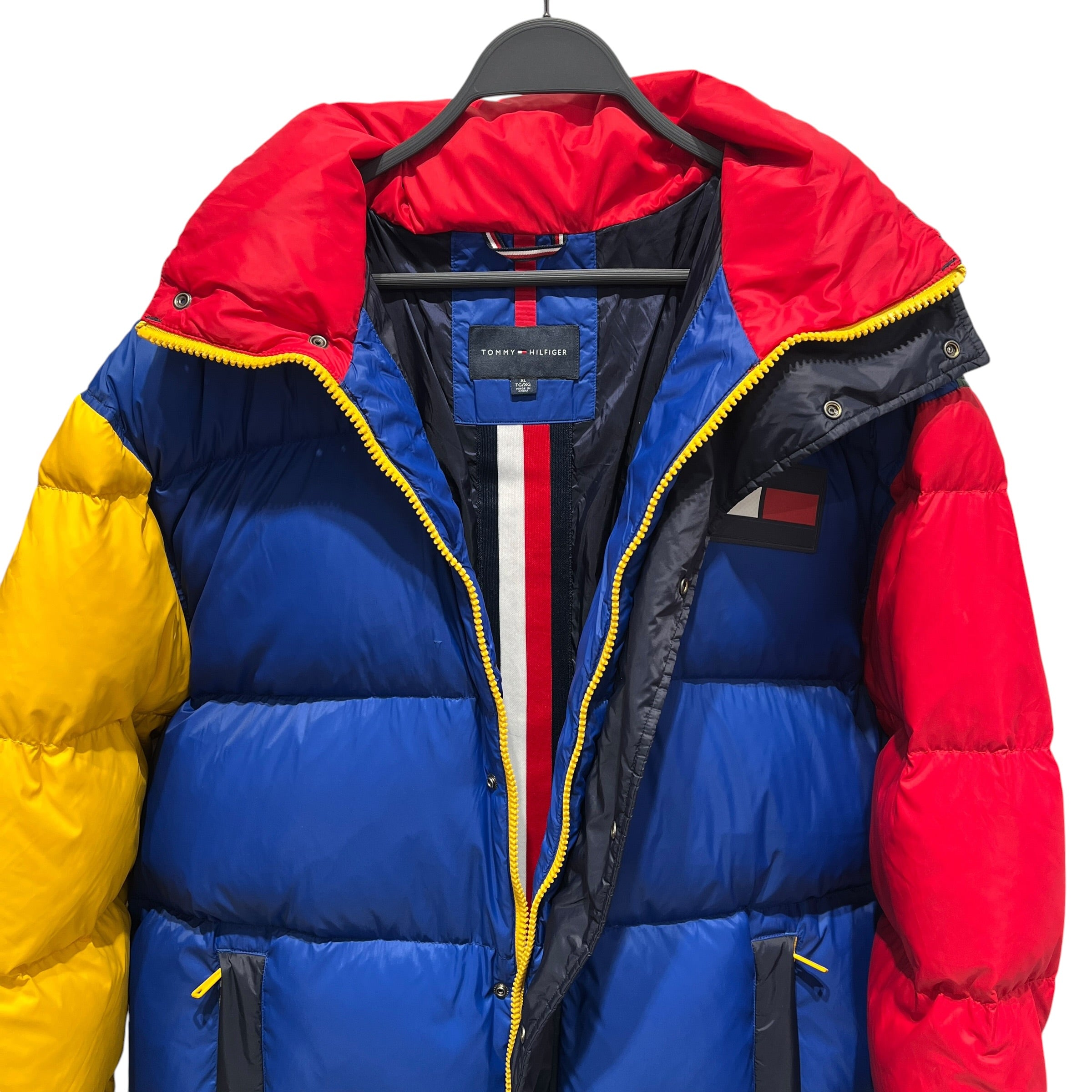 TOMMY HILFIGER/Puffer Jkt/XL/Nylon/MLT/colorblock puffer view 8