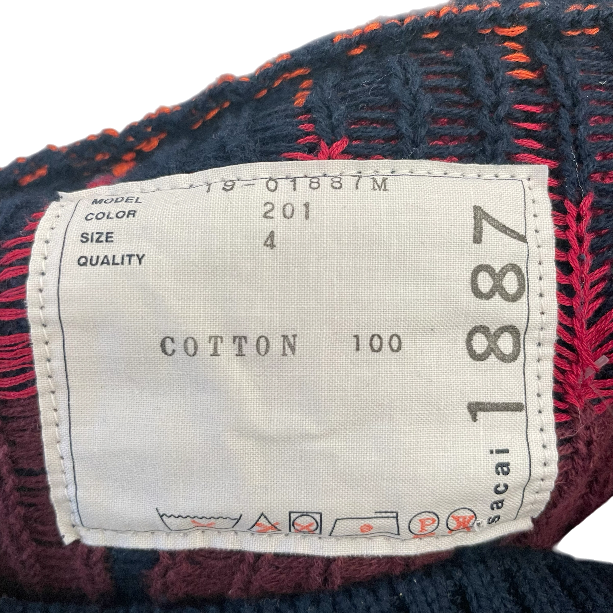 Sacai/Heavy Sweater/4/BLU/ view 3