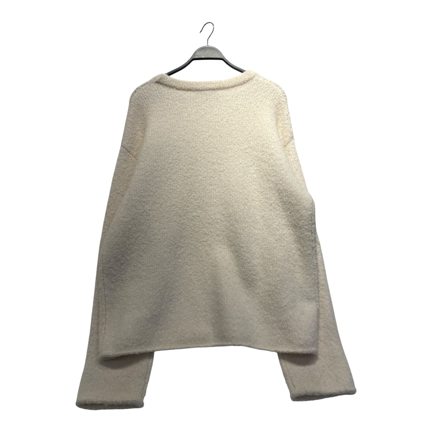 PURPLE BRAND/Sweater/XL/Graphic/Wool/WHT/INTARSIA-KNIT LOGO SWEATER view 2