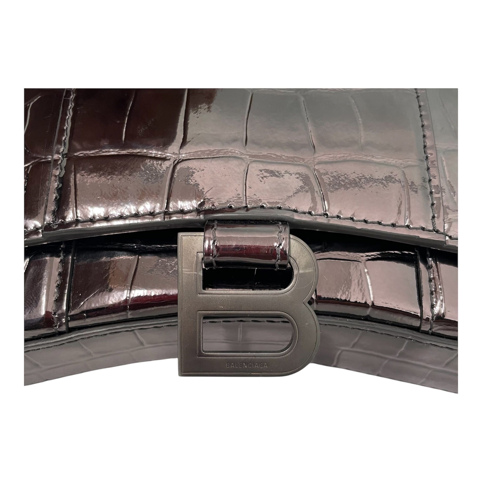 BALENCIAGA/Cross Body Bag/Animal Pattern/SLV/GUNMETAL view 4