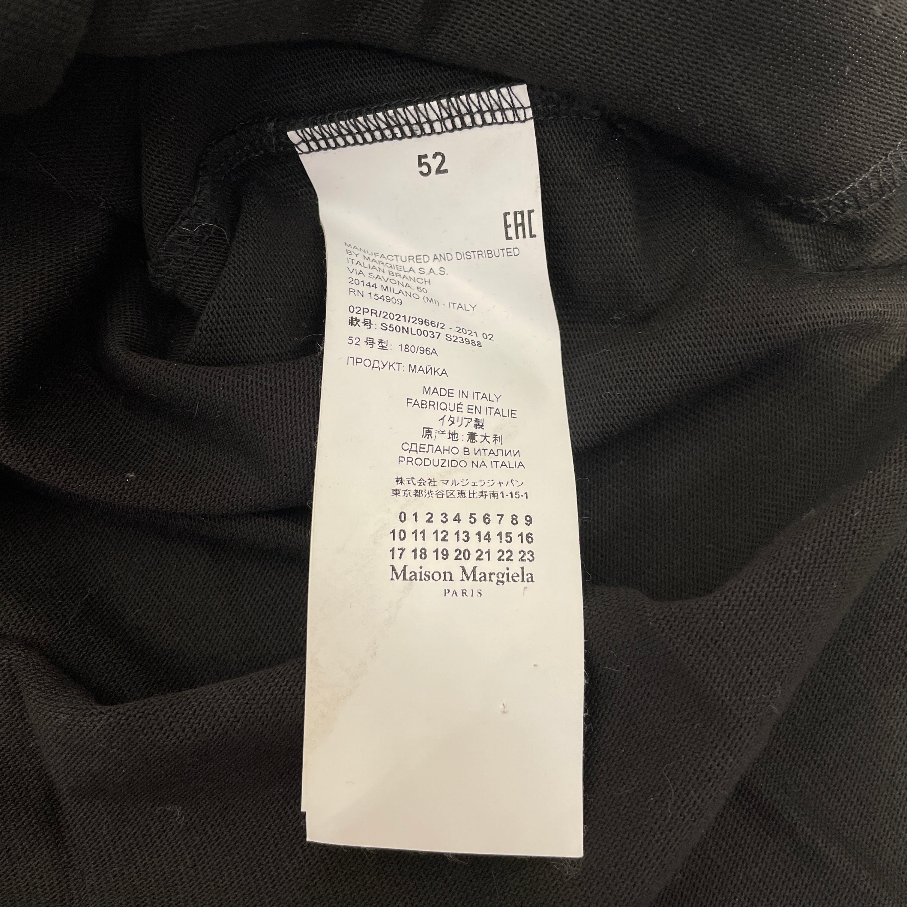 Maison Margiela/Tank Top/52/Polyester/BLK/Stripe/ view 3