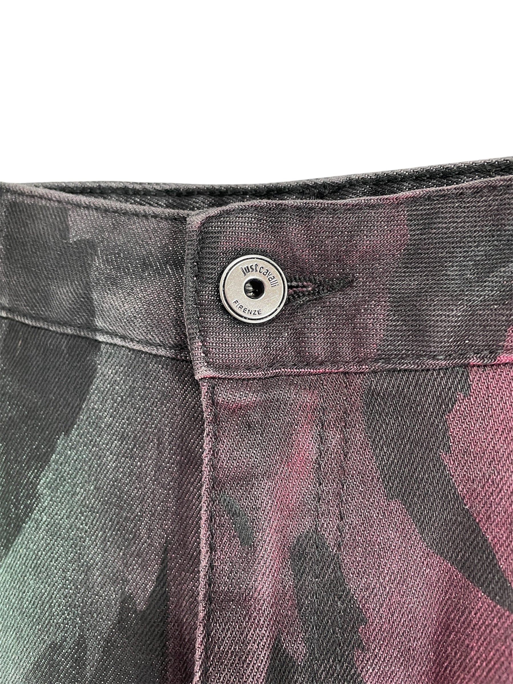 Just cavalli/Skinny Pants/26/Animal Pattern/Cotton/MLT/ANIMAL PRINT JEANS view 2